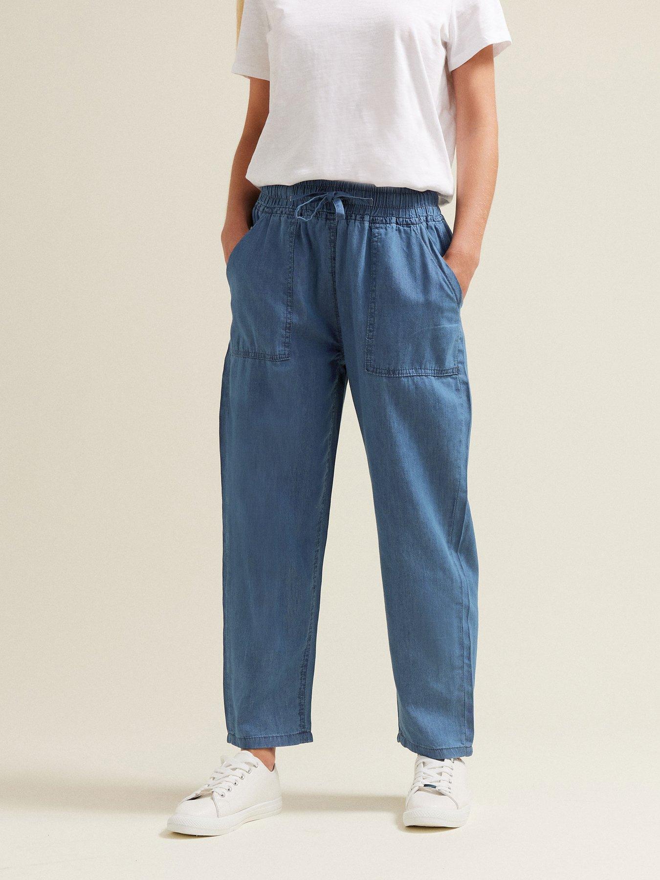 Image of M&Co Petite Petite Dark Wash Jogger