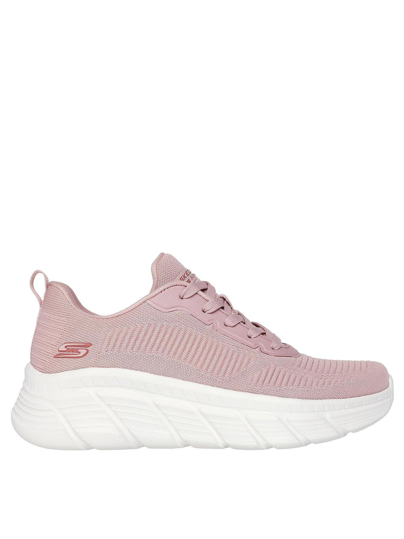 skechers-bobs-b-flex-hi-flying-hi-lace-up-trainer-blush