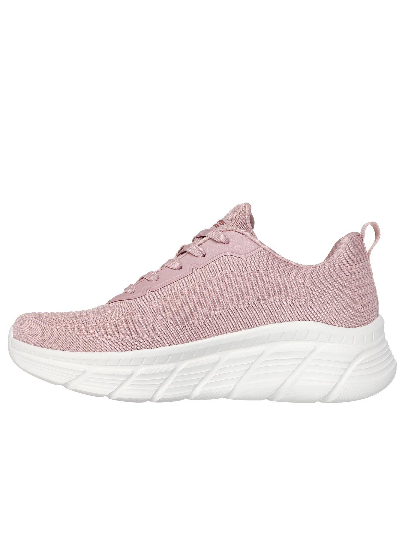 Image 5 of 5 of Skechers Bobs B Flex Hi Flying Hi Lace-up Trainer - Blush