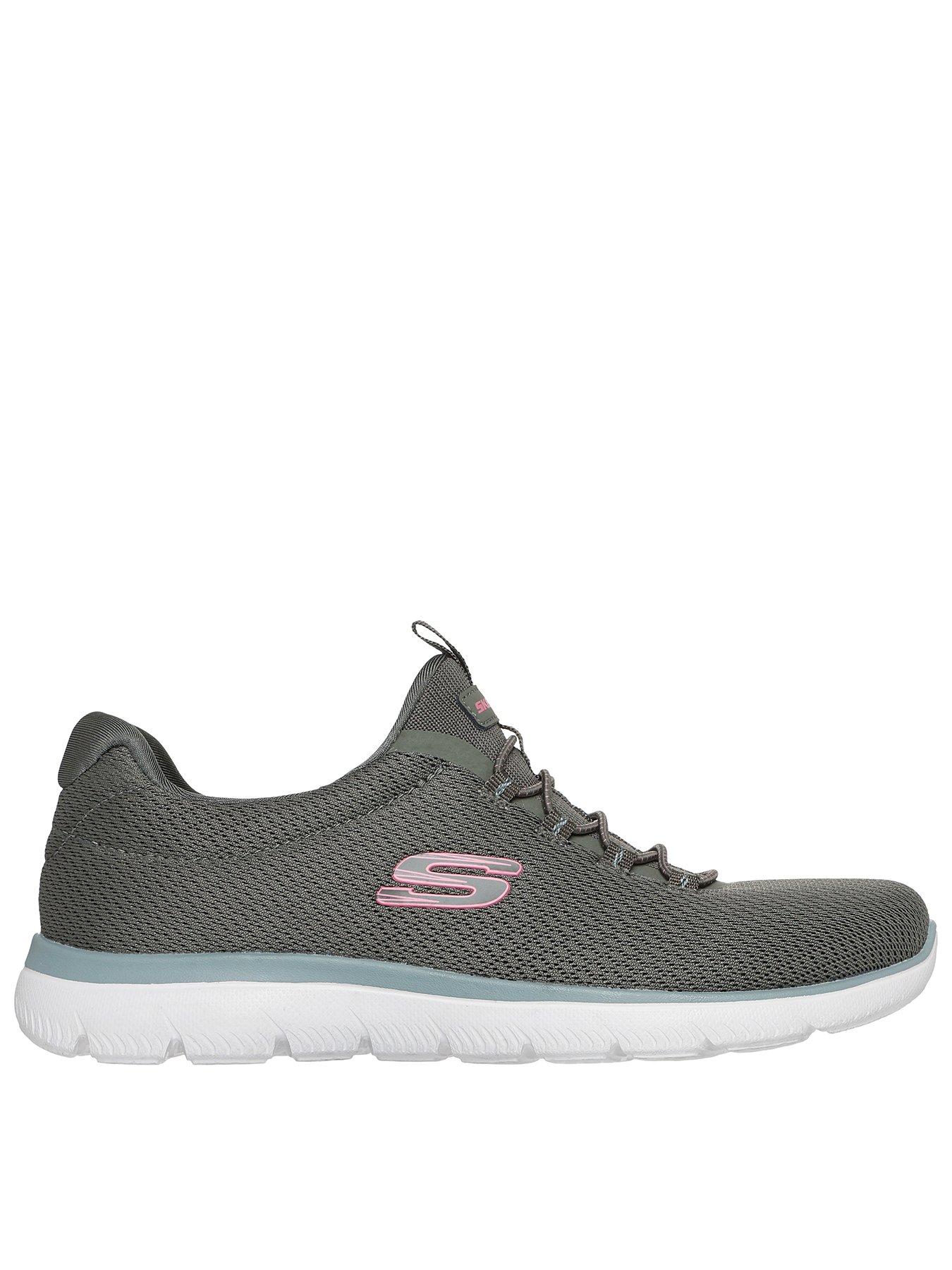 Skechers Summits Summer Blush Slip-on Trainer - Olive