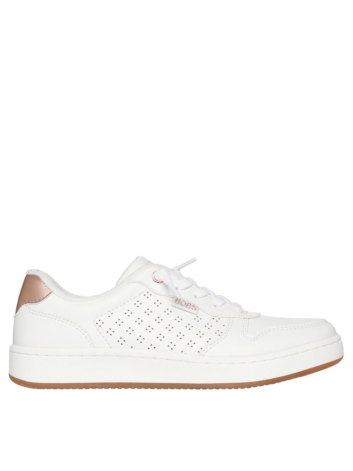 Skechers B Cute Court Luxe Kicks Duraleather Trainer - White