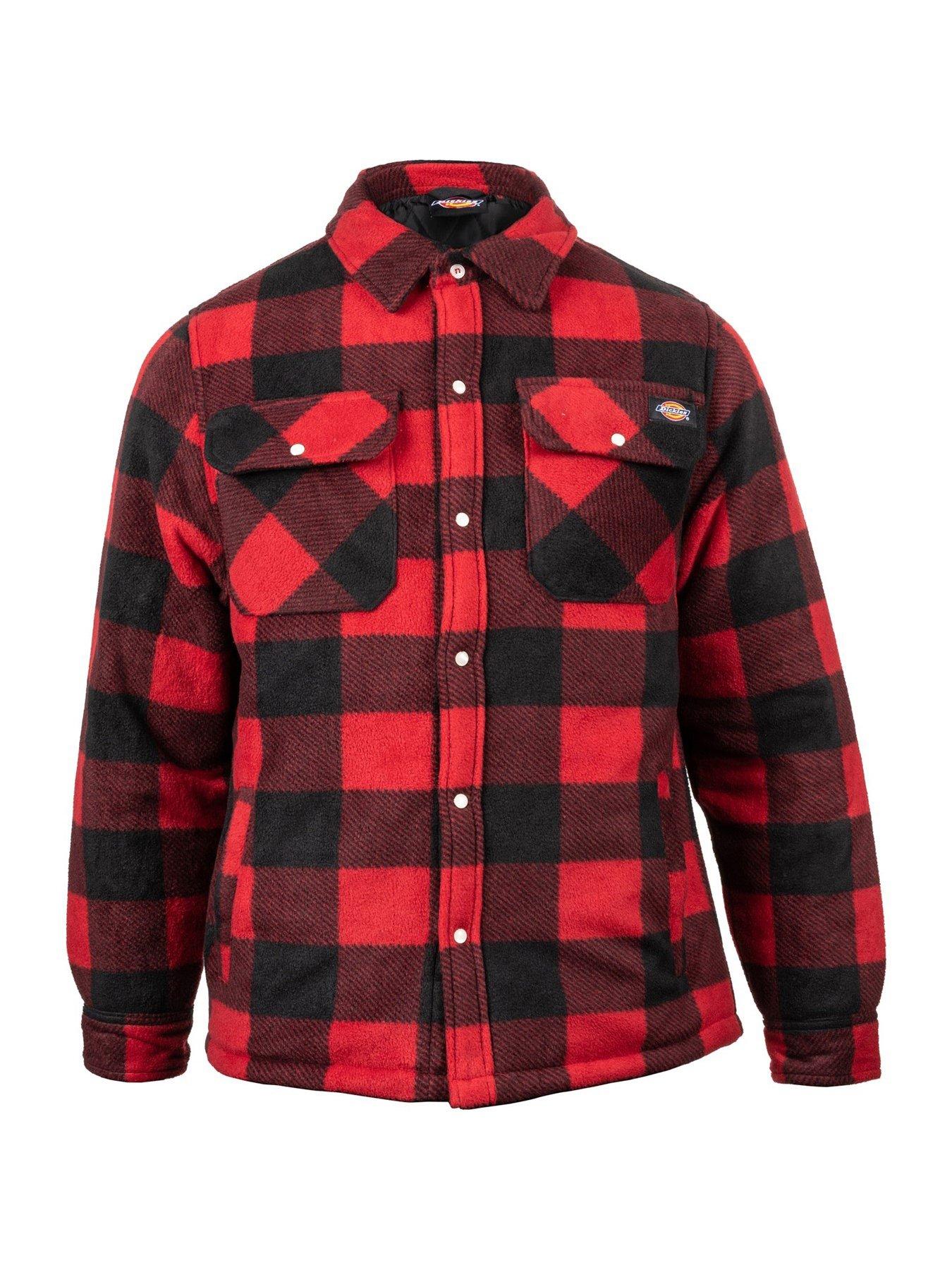 undefined Mens Workwear Portland Shirt - Red