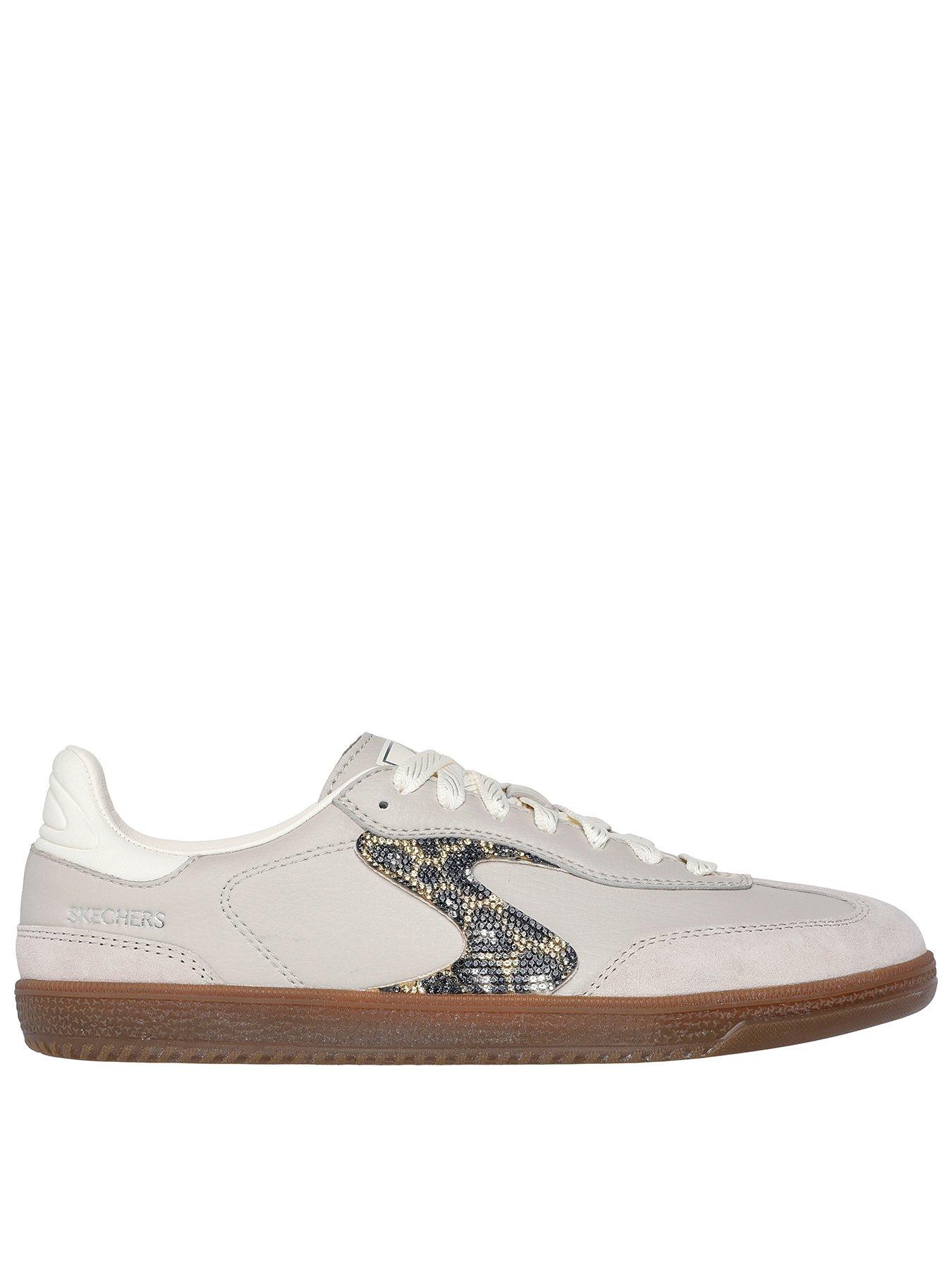 Skechers Hotshot Shimmering Spots Trainer - Taupe