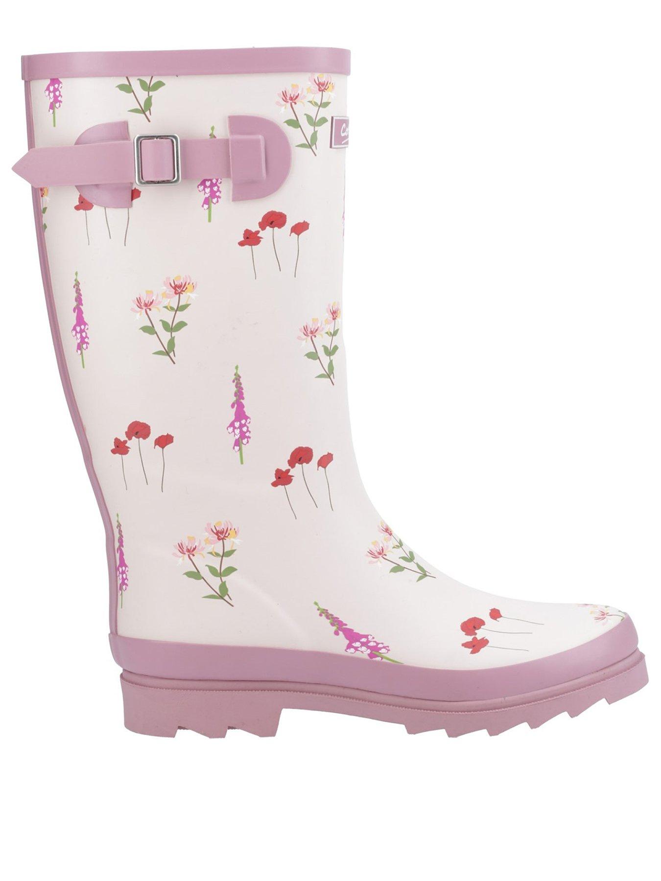 cotswold-womens-wildflower-tall-wellingtons-pink