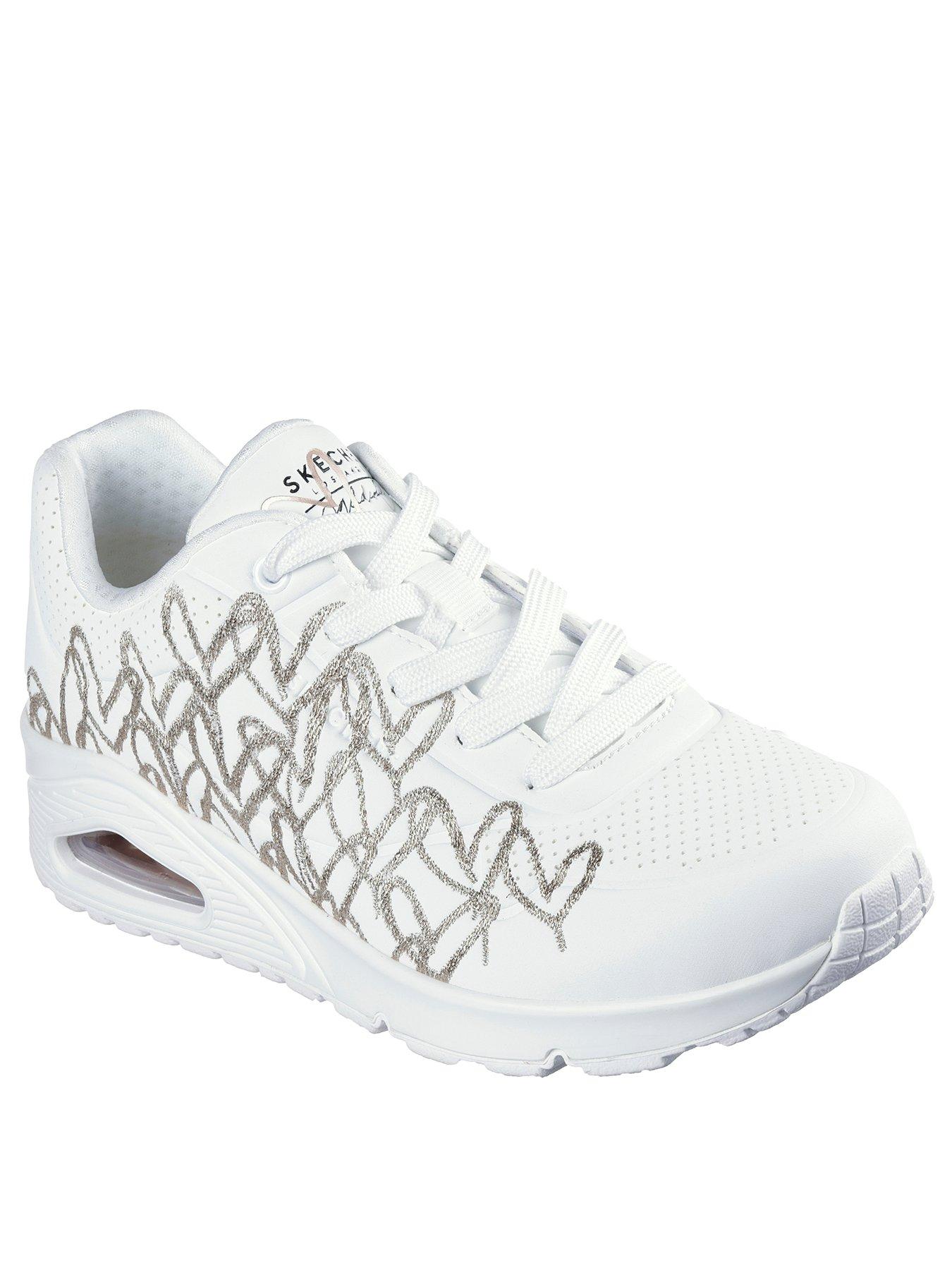skechers-uno-golden-heart-wedge-trainer-whitestillFront