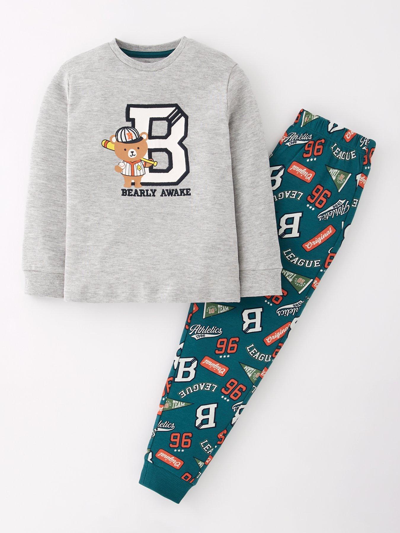 Mini V by Very Boys Collegiate Single Pyjama Set - Multi