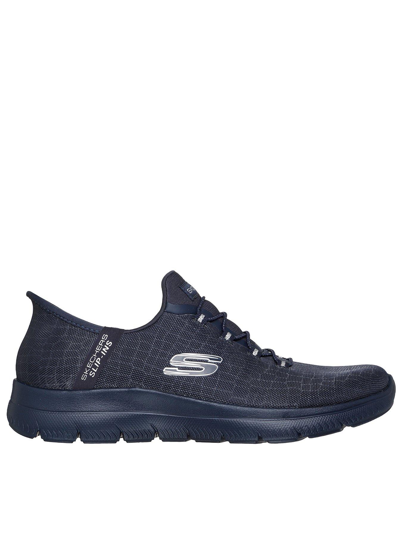 Skechers Summits Classy Night Slip-ins Trainer- Navy Sparkle