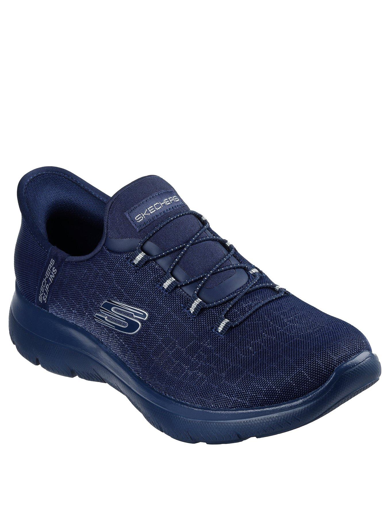 skechers-summits-classy-night-slip-ins-trainer--navy-sparklestillFront