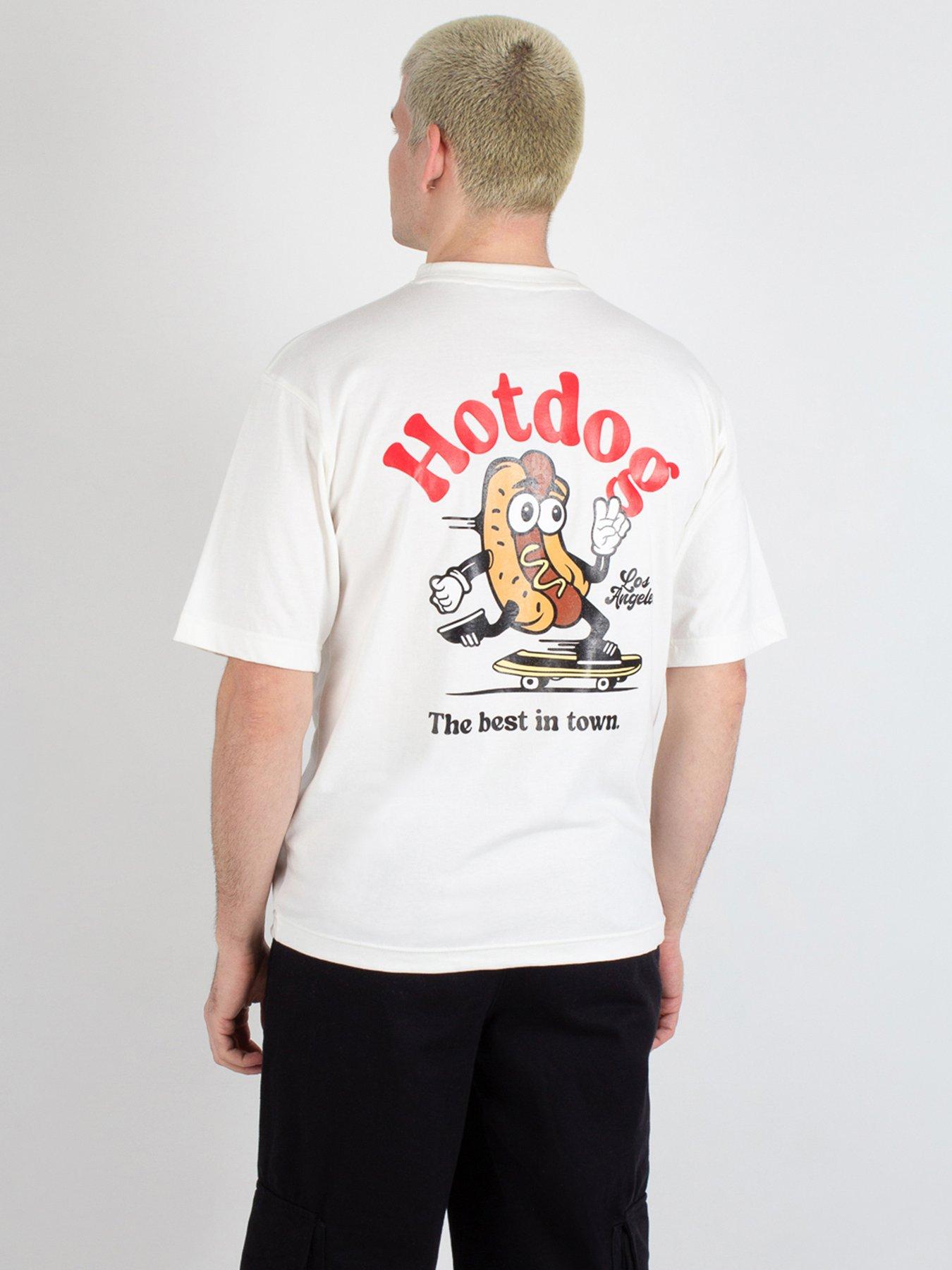 Image 1 of 3 of Criminal Damage Graphic Backprint T-Shirt - Off White