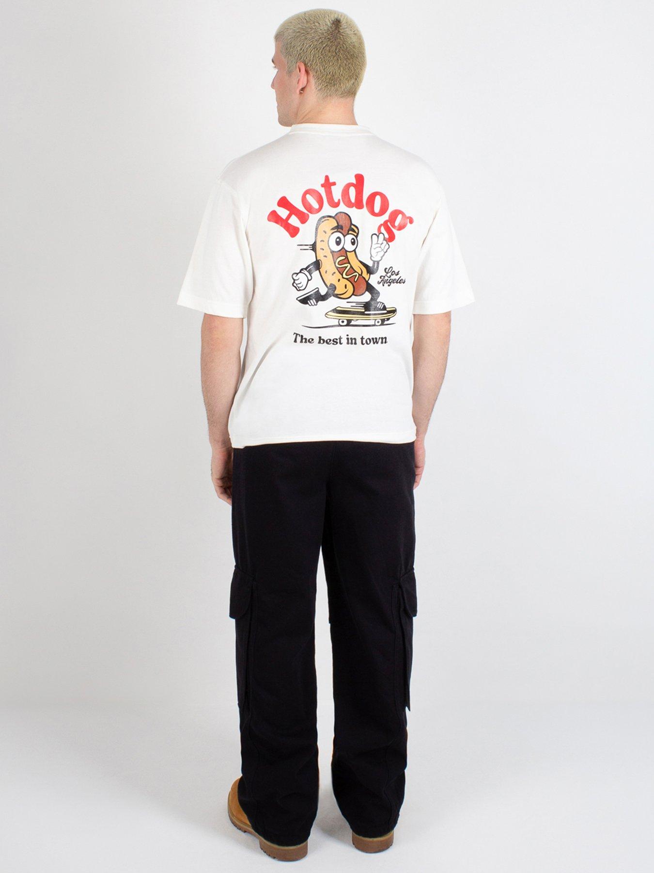 Image 3 of 3 of Criminal Damage Graphic Backprint T-Shirt - Off White