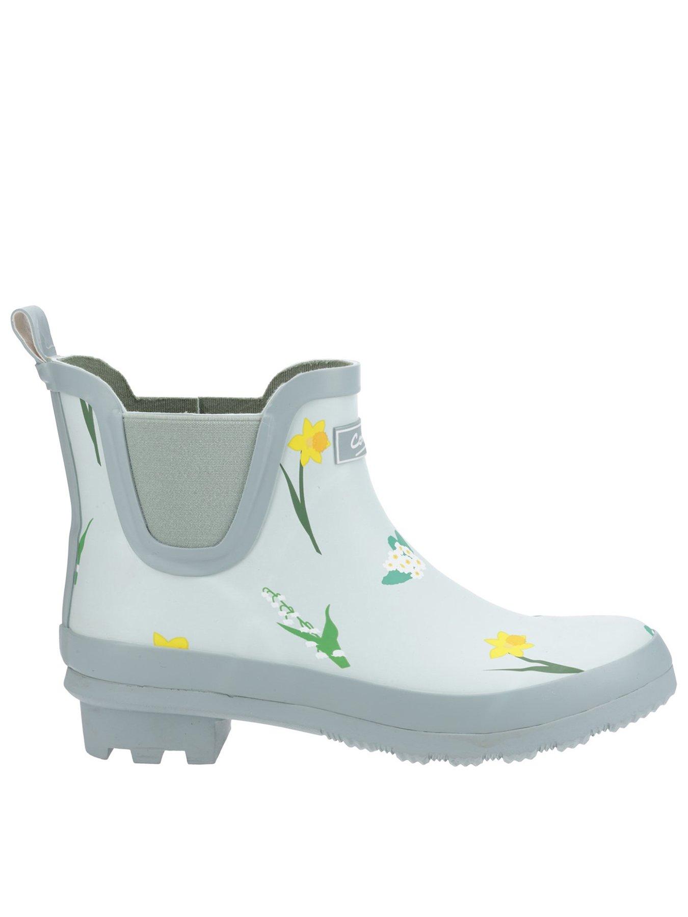 undefined Womens Wildflower Ankle Wellingtons - Mint