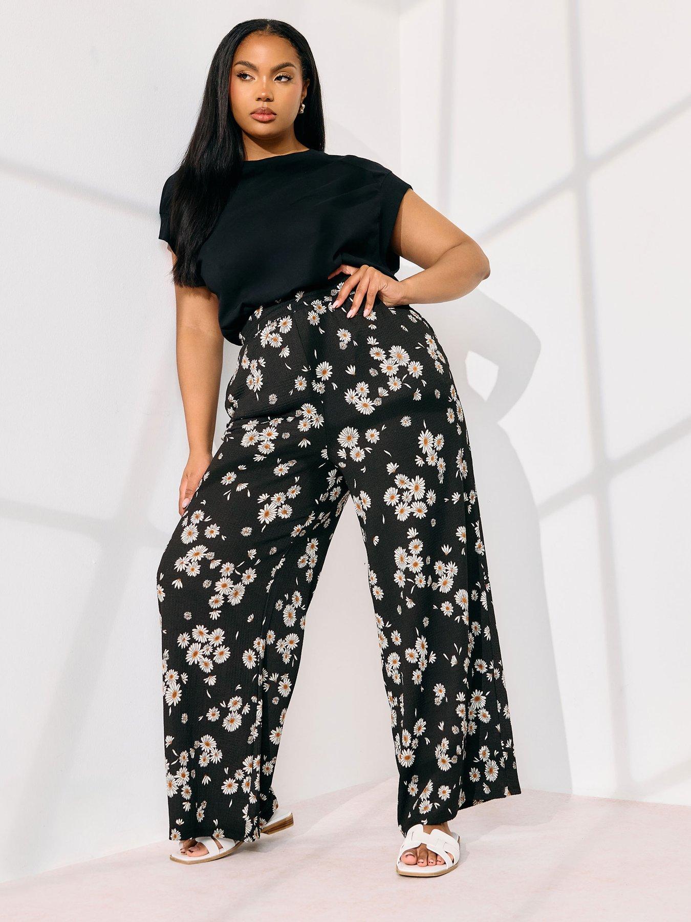 yours-curve-jersey-print-wide-leg-trouser-blackoutfit