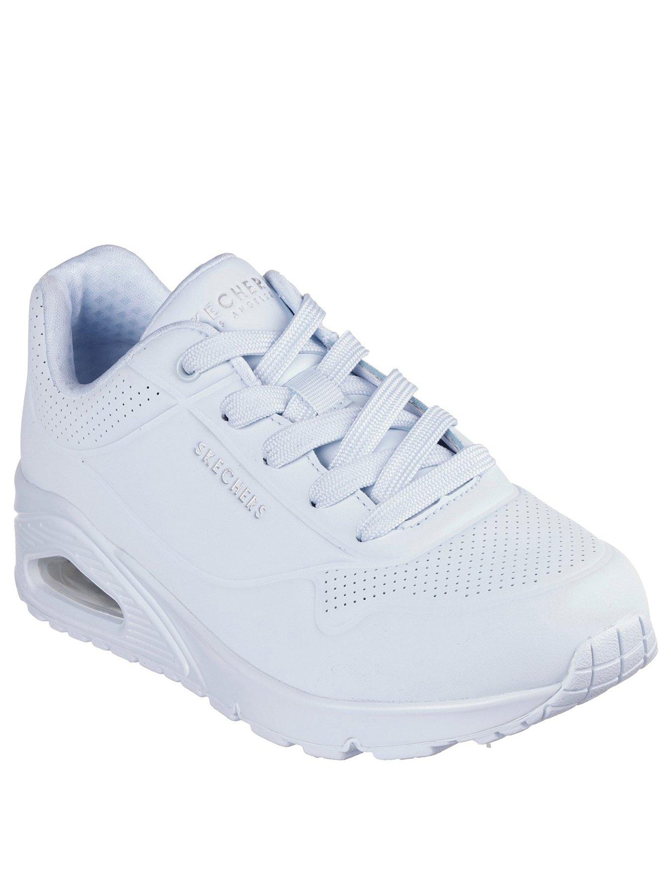 Image 2 of 5 of Skechers Uno Stand Air Trainer - Light Blue