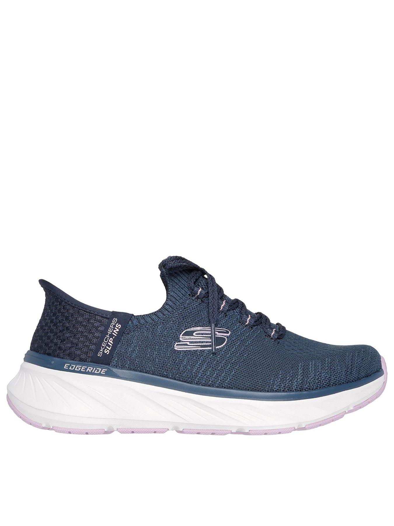 Skechers Edgeridge Impression Slip In Trainer - Navy
