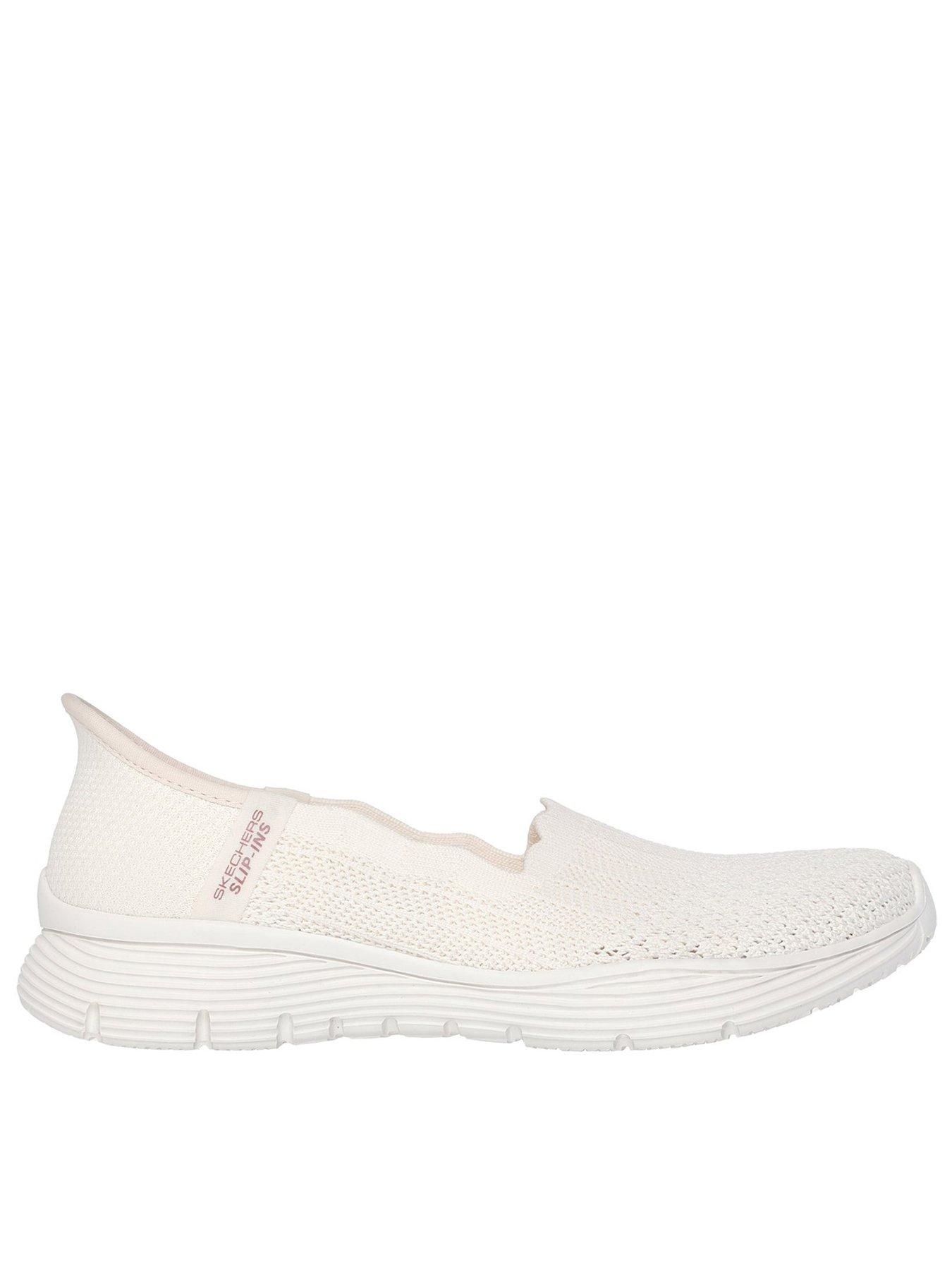 Skechers Seager Believe It Slip-in Shoe - White