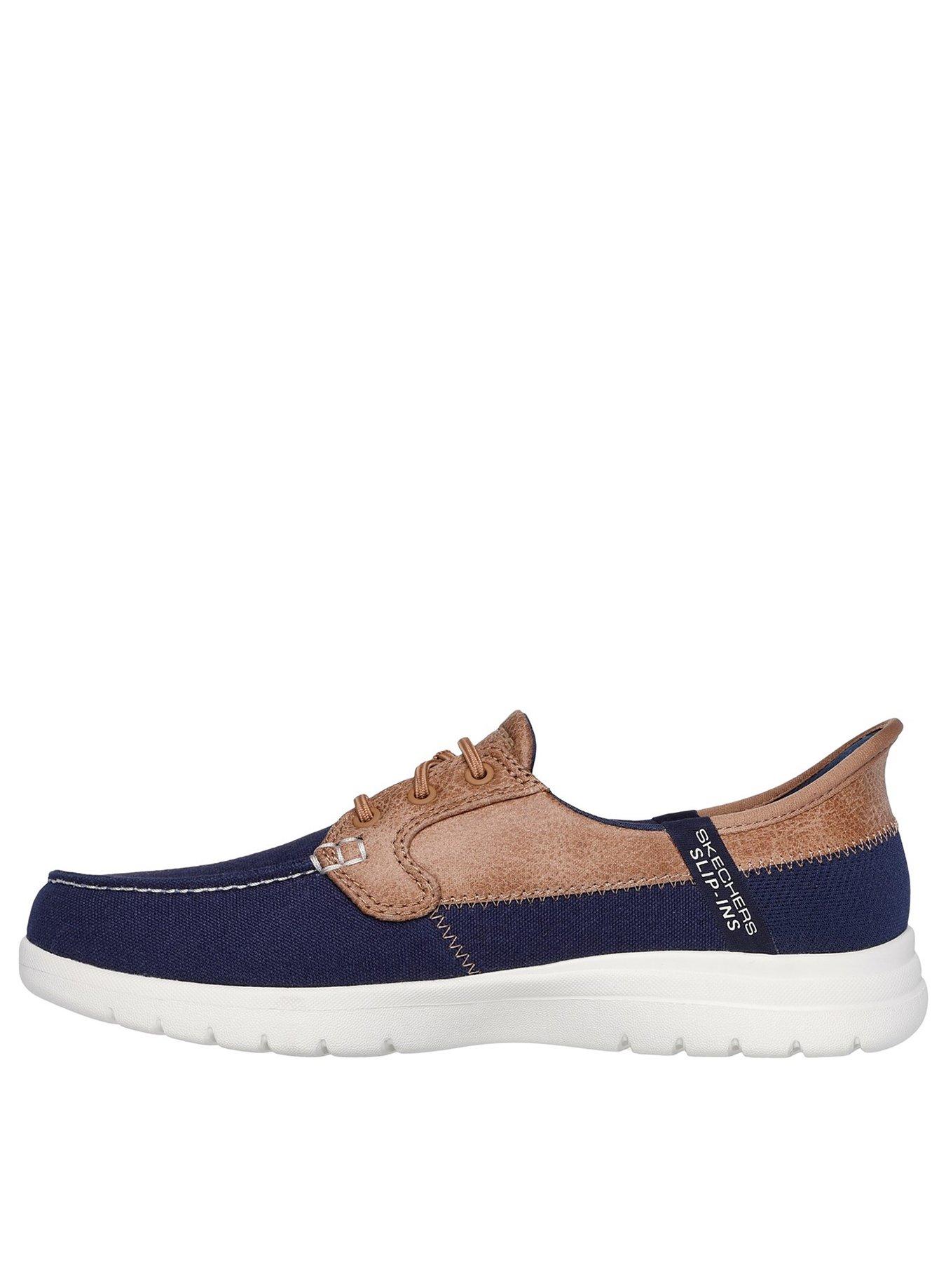 Image 3 of 5 of Skechers On The Go Flex Palmilla Boat Shoe - Navy