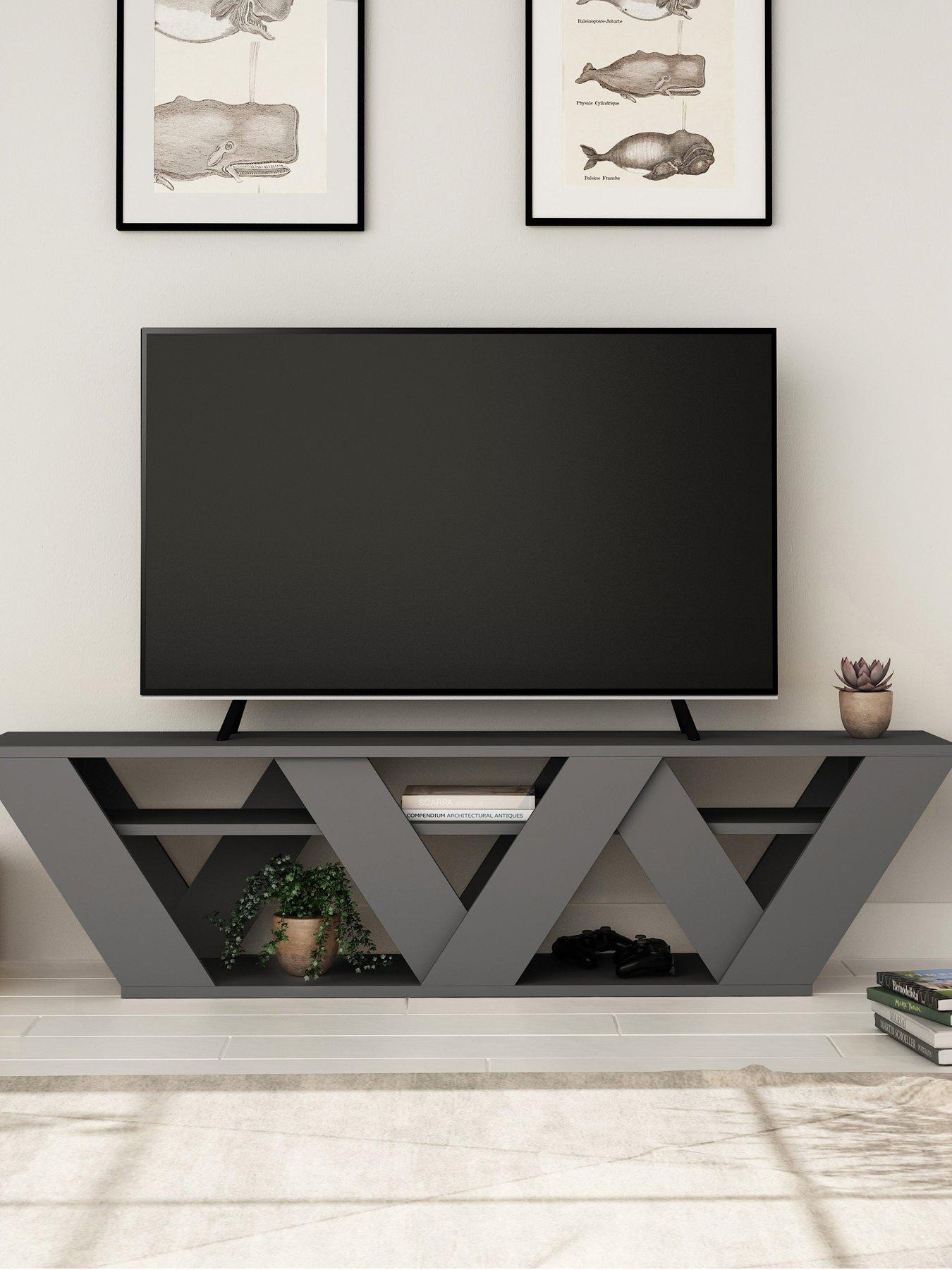 Image 1 of 5 of Decortie Ralla Tv Stand - Anthracite