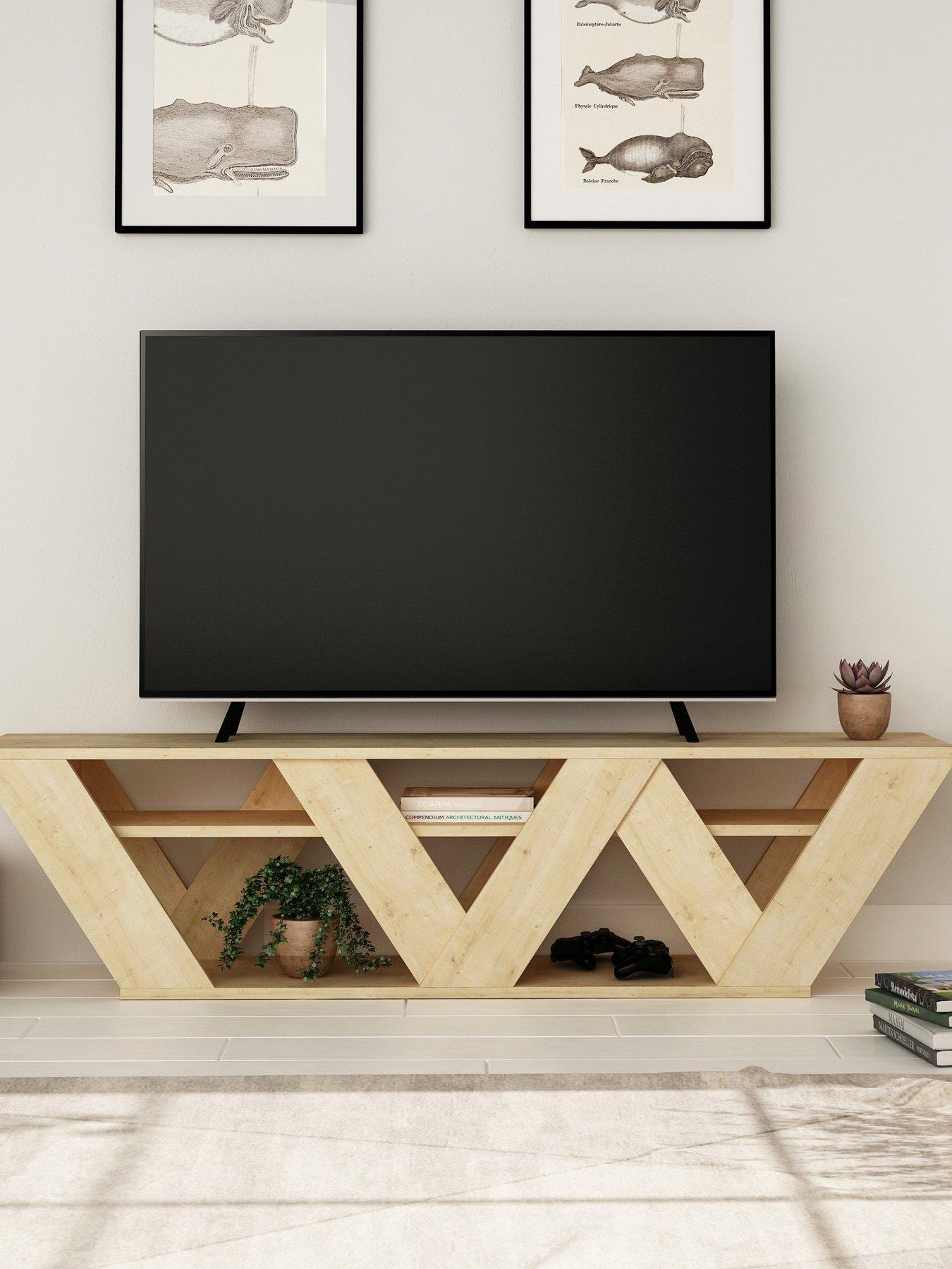 Decortie Ralla Tv Stand - Mocha