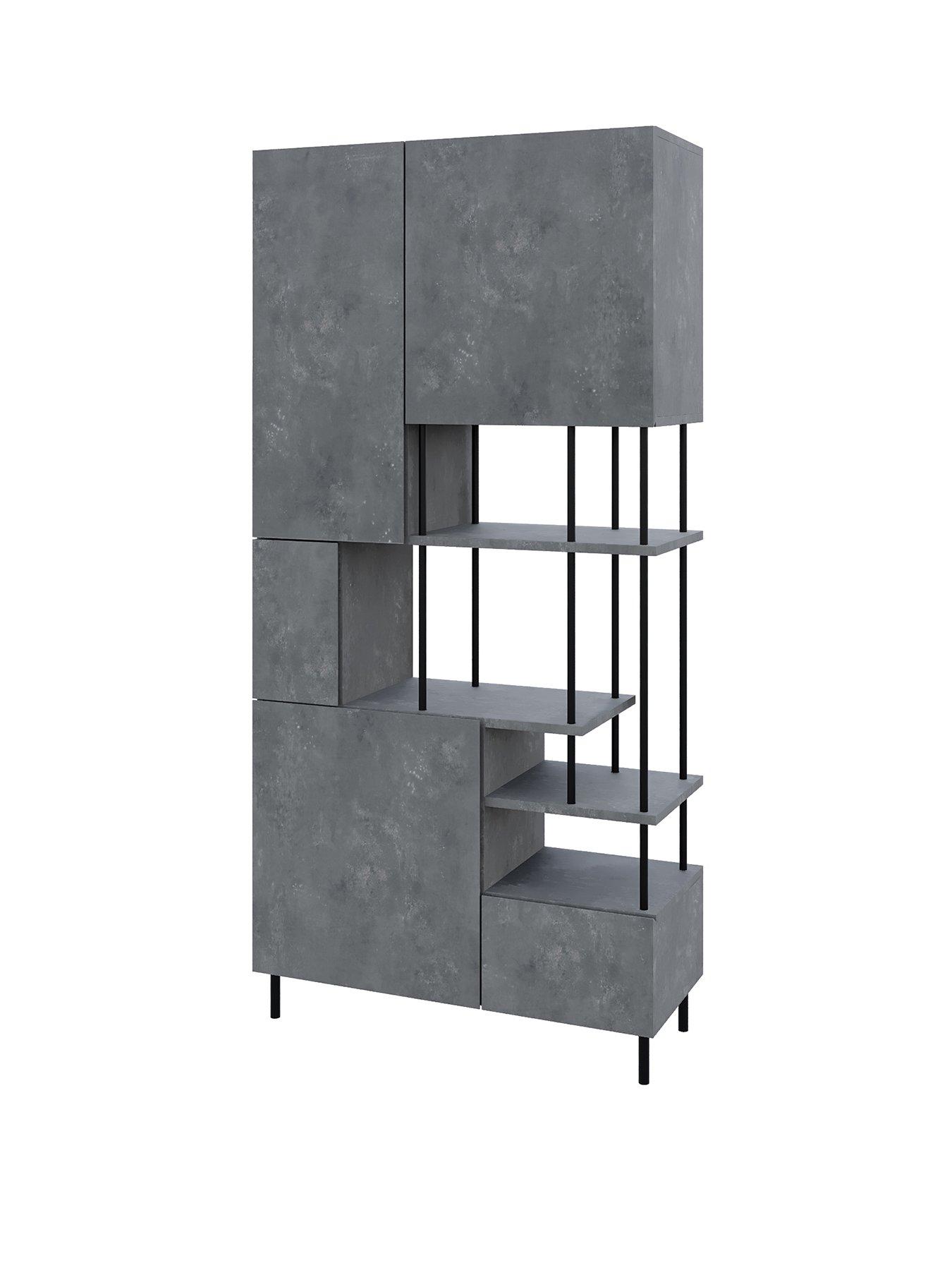 decortie-key-bookcase-display-cabinet-greystillFront