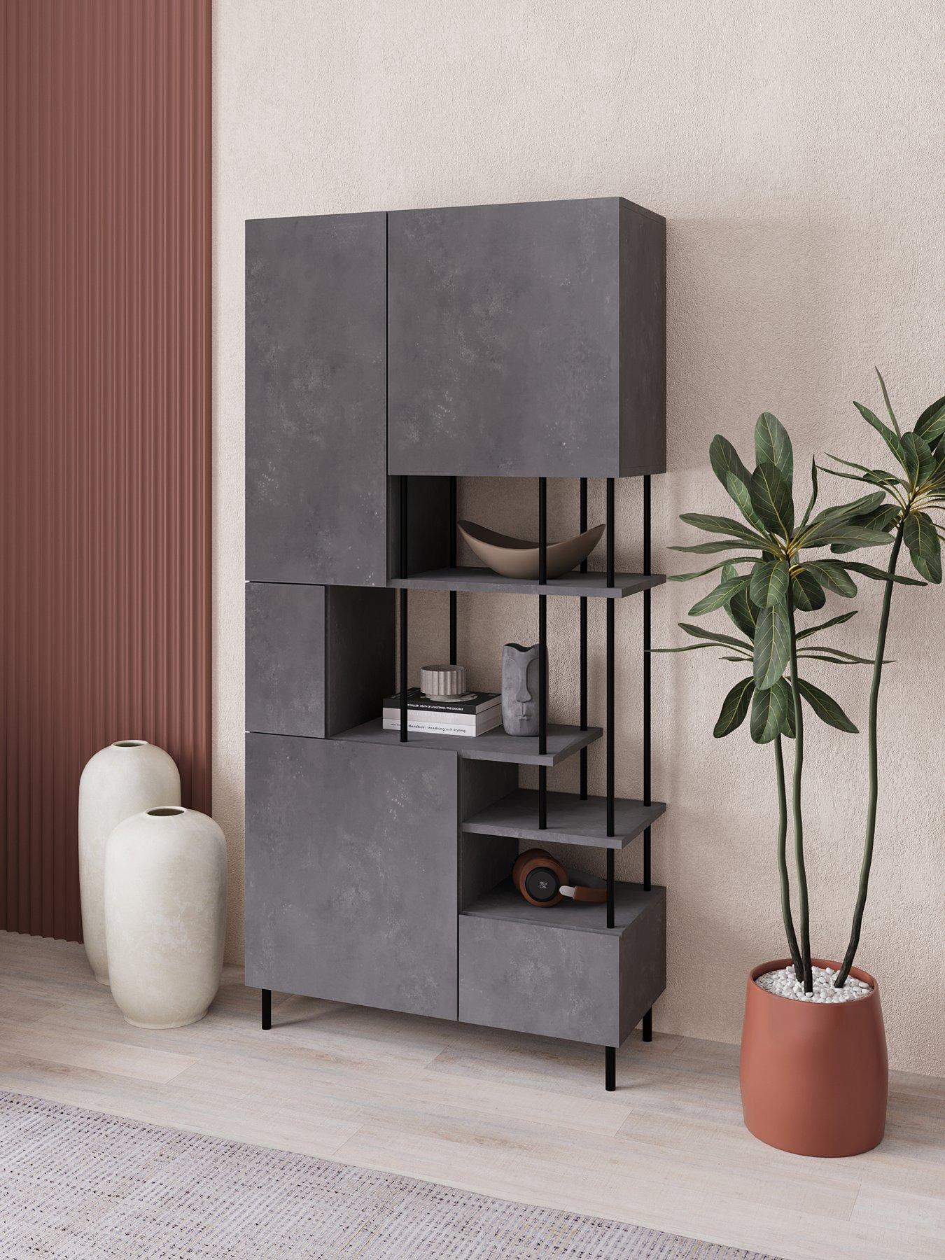 decortie-key-bookcase-display-cabinet-greyback