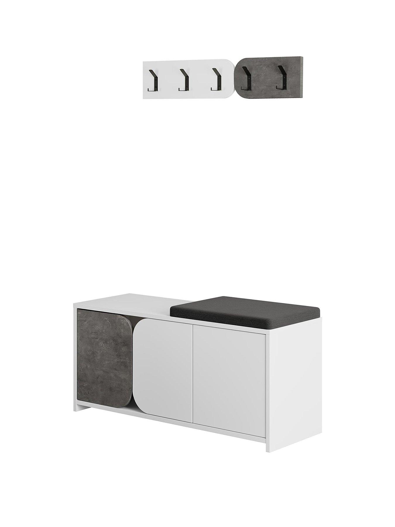 decortie-moni-hallway-shoe-cabinet-coat-hooks-whitegreystillFront