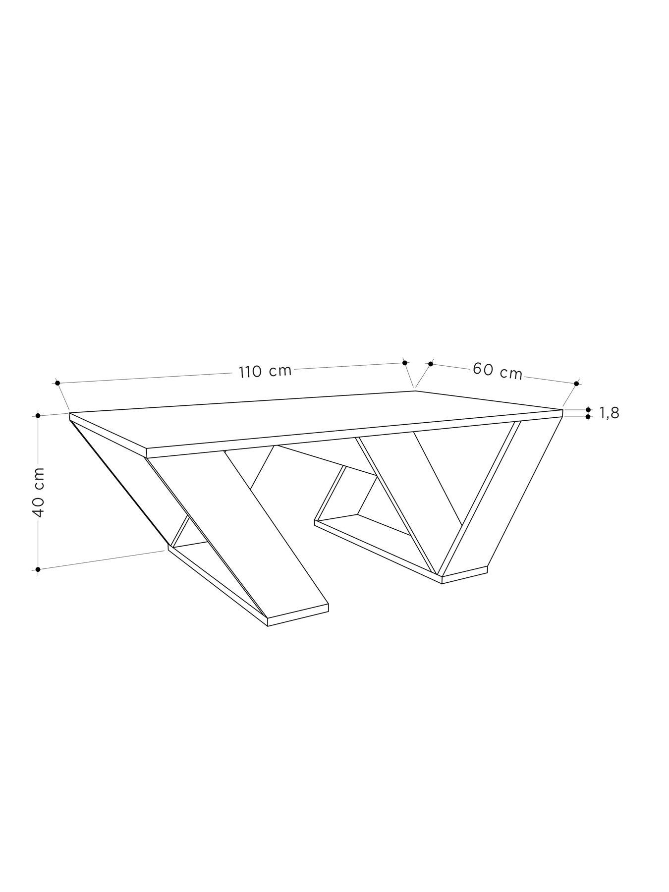 Image 7 of 8 of Decortie Pipra Coffee Table - Mocha