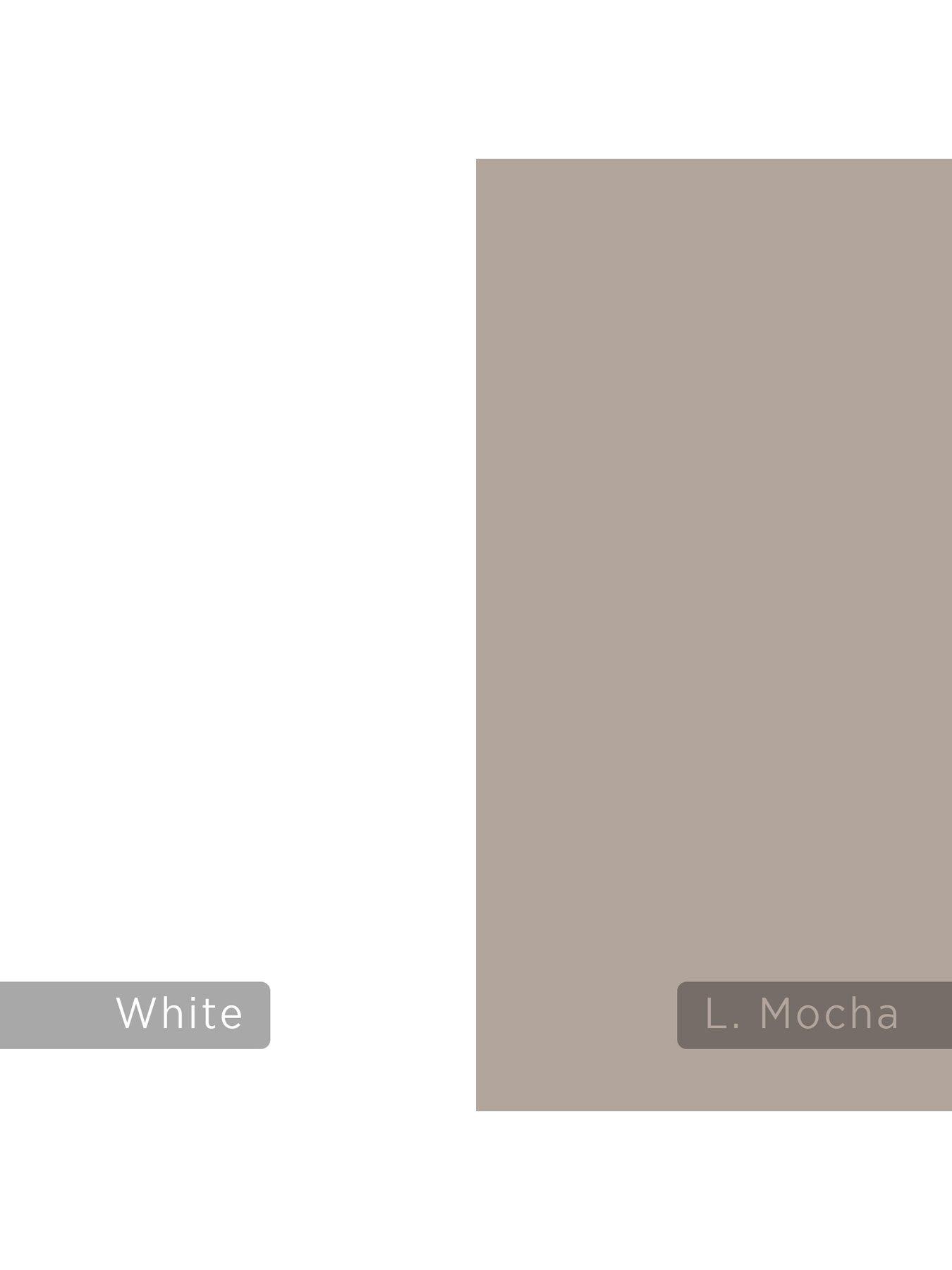 Image 4 of 4 of Decortie Piri Bookcase Shelf Unit - White/mocha