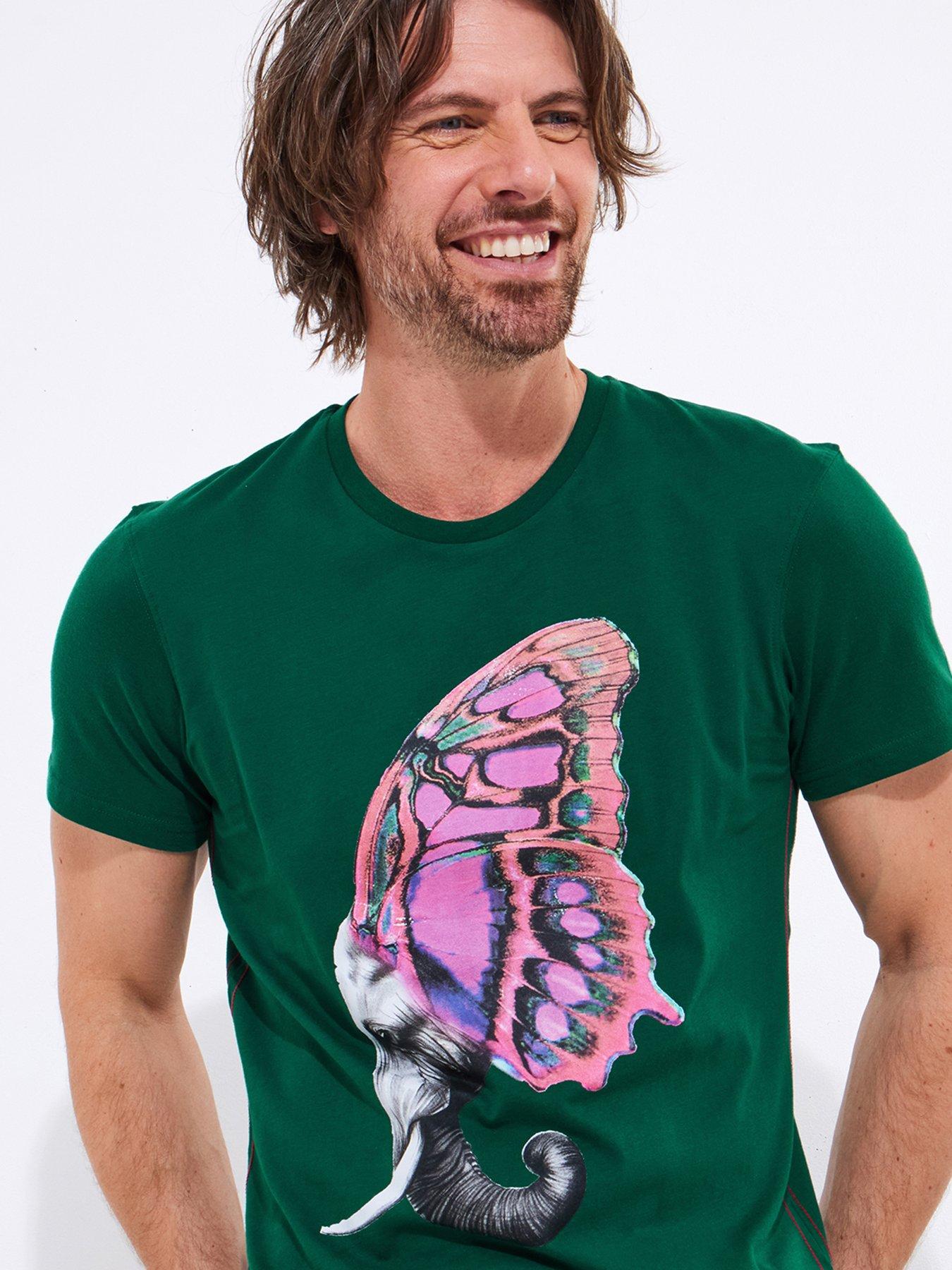 Image 2 of 5 of Joe Browns Flying High T-Shirt - Dark Green