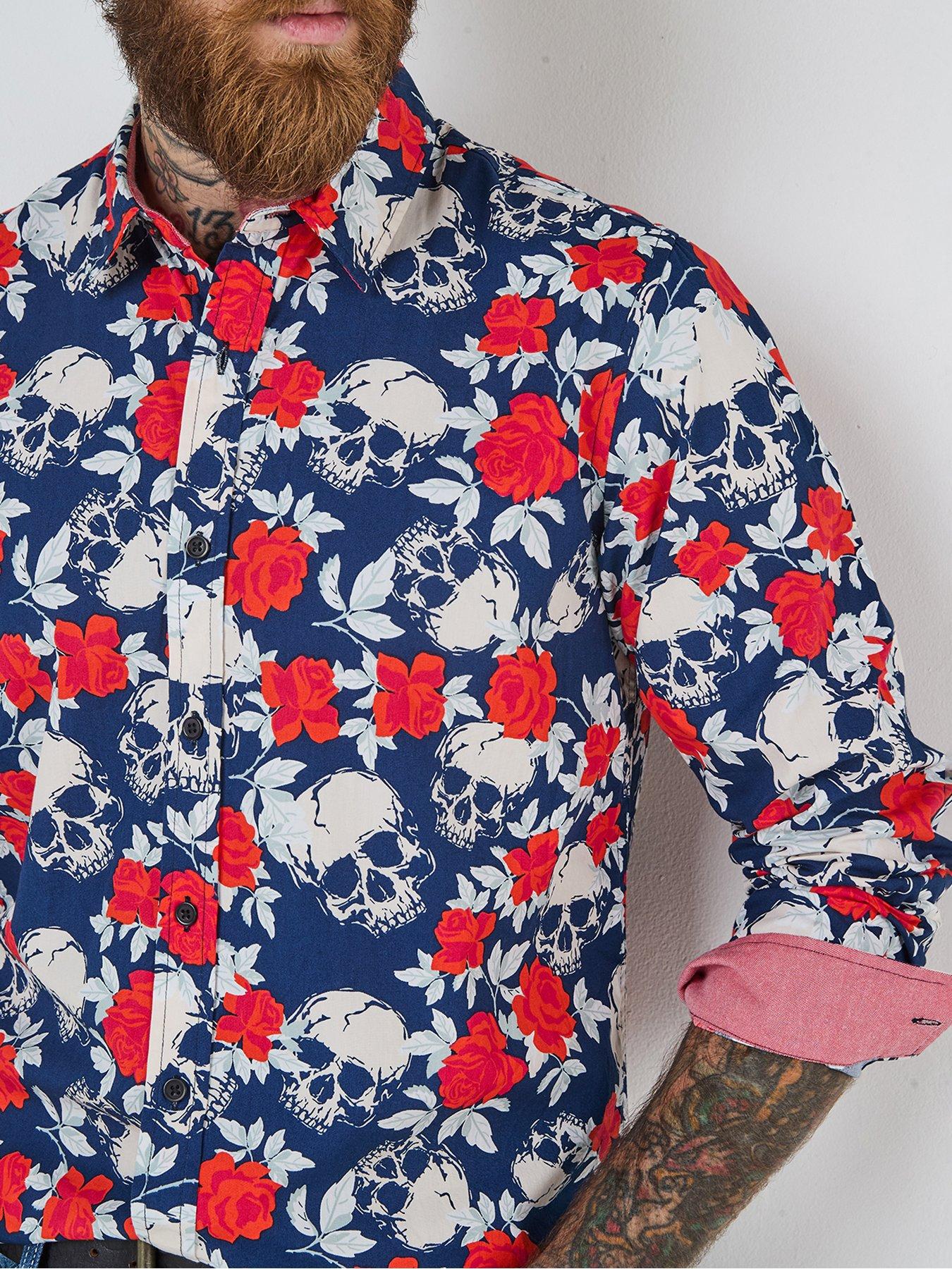 Image 3 of 6 of Joe Browns Skulls &amp; Roses Long Sleeve Shirt - Multi
