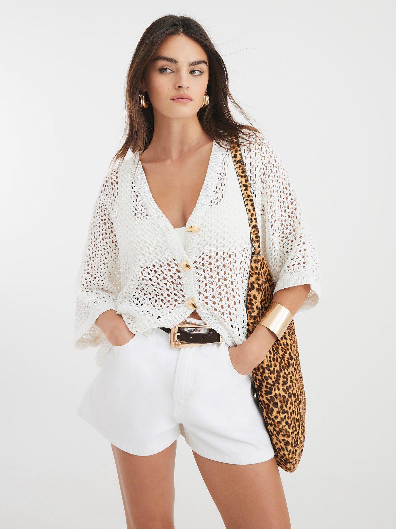 Image of River Island Cacoon Cardigan - White