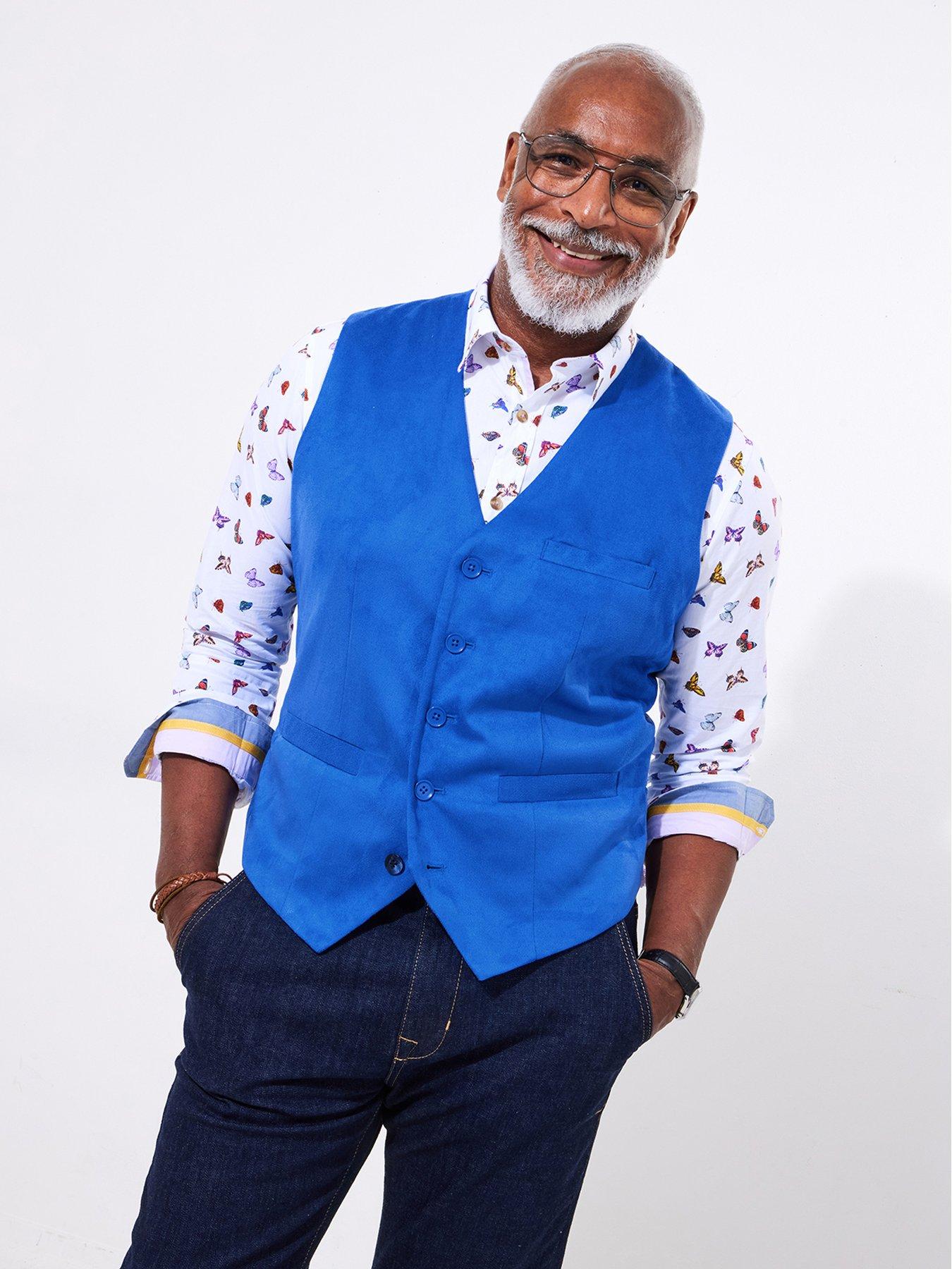 Image 1 of 5 of Joe Browns Pop Of Colour Waistcoat - Blue