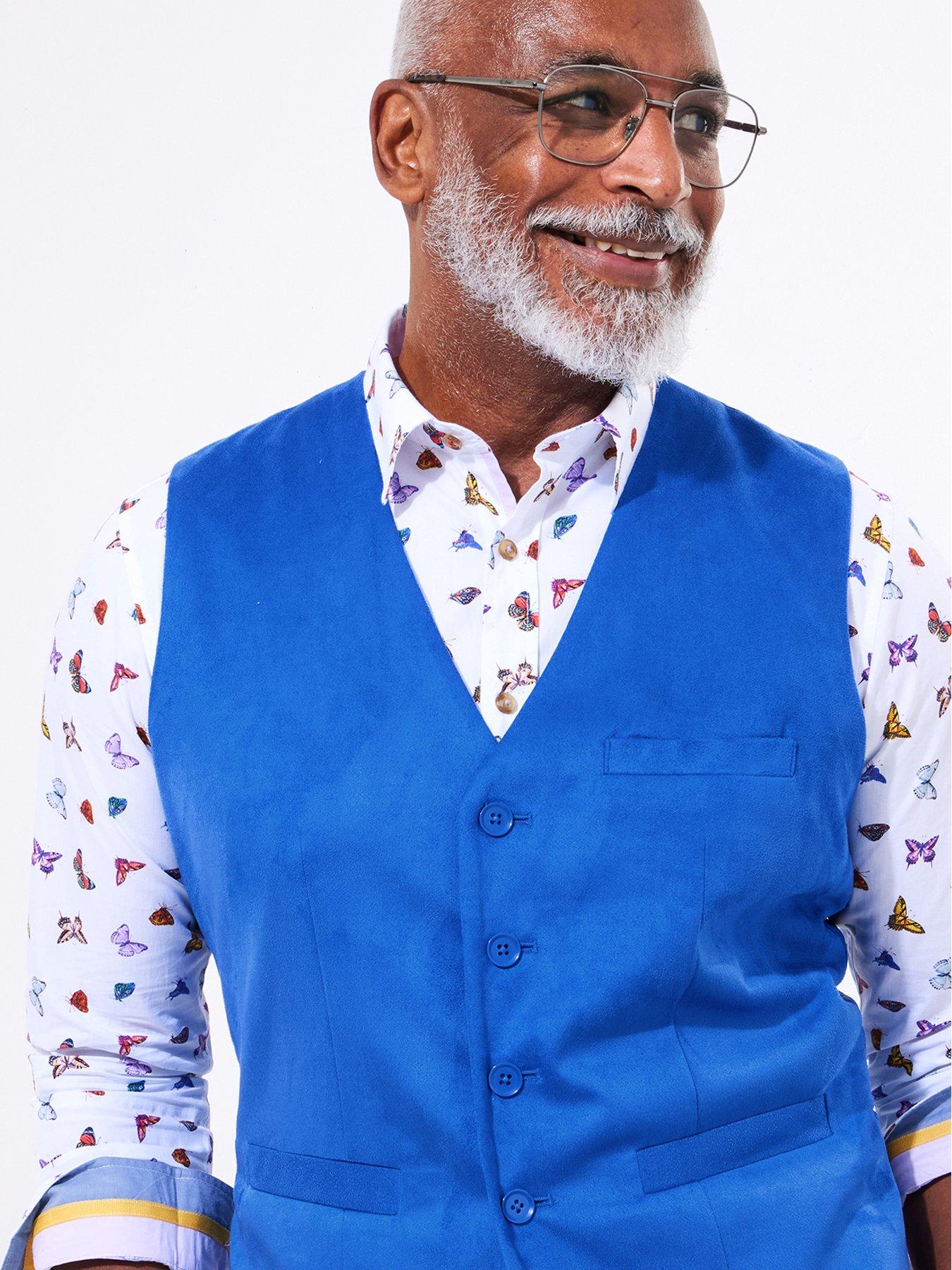 Image 2 of 5 of Joe Browns Pop Of Colour Waistcoat - Blue