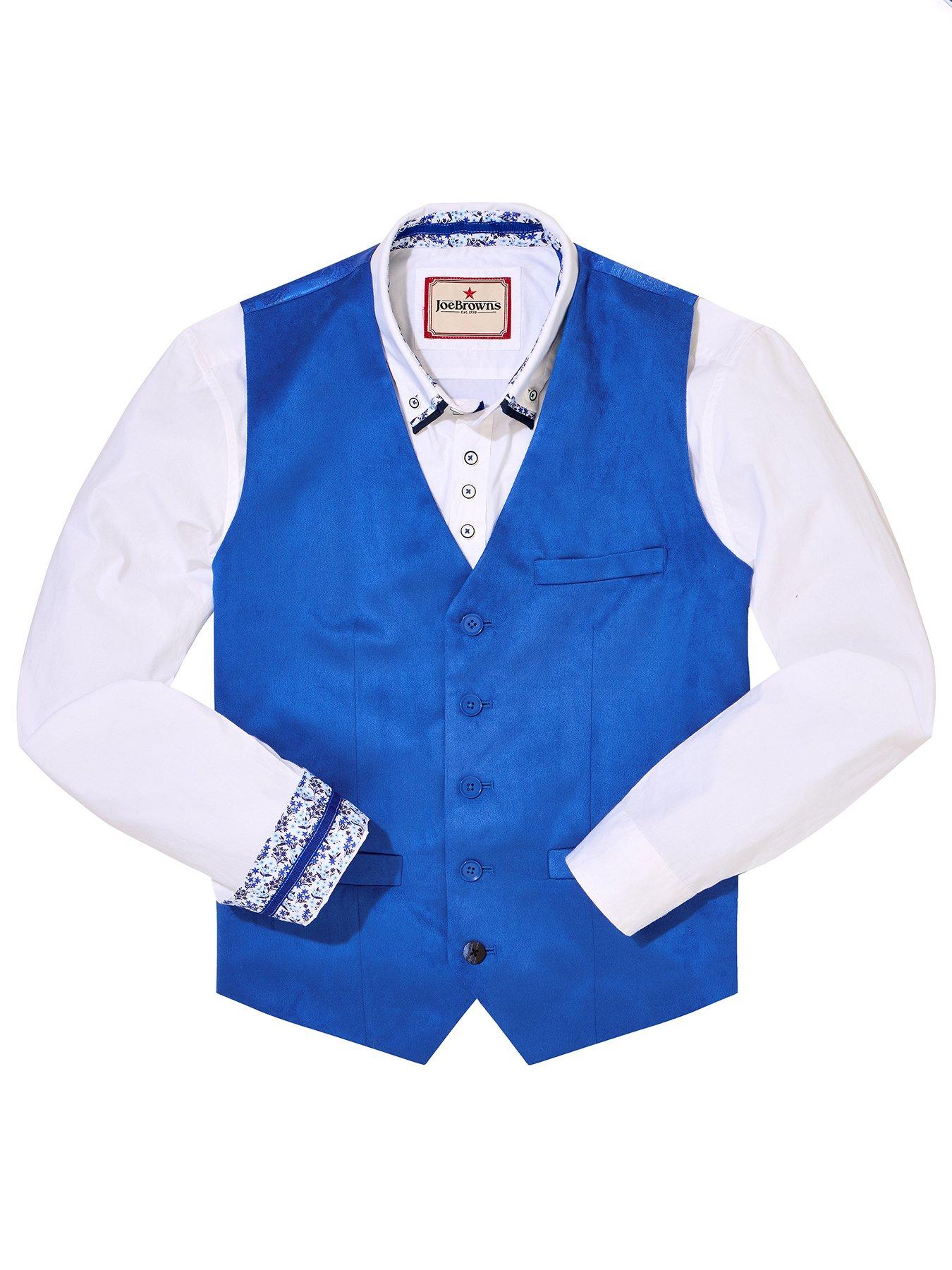 Image 5 of 5 of Joe Browns Pop Of Colour Waistcoat - Blue