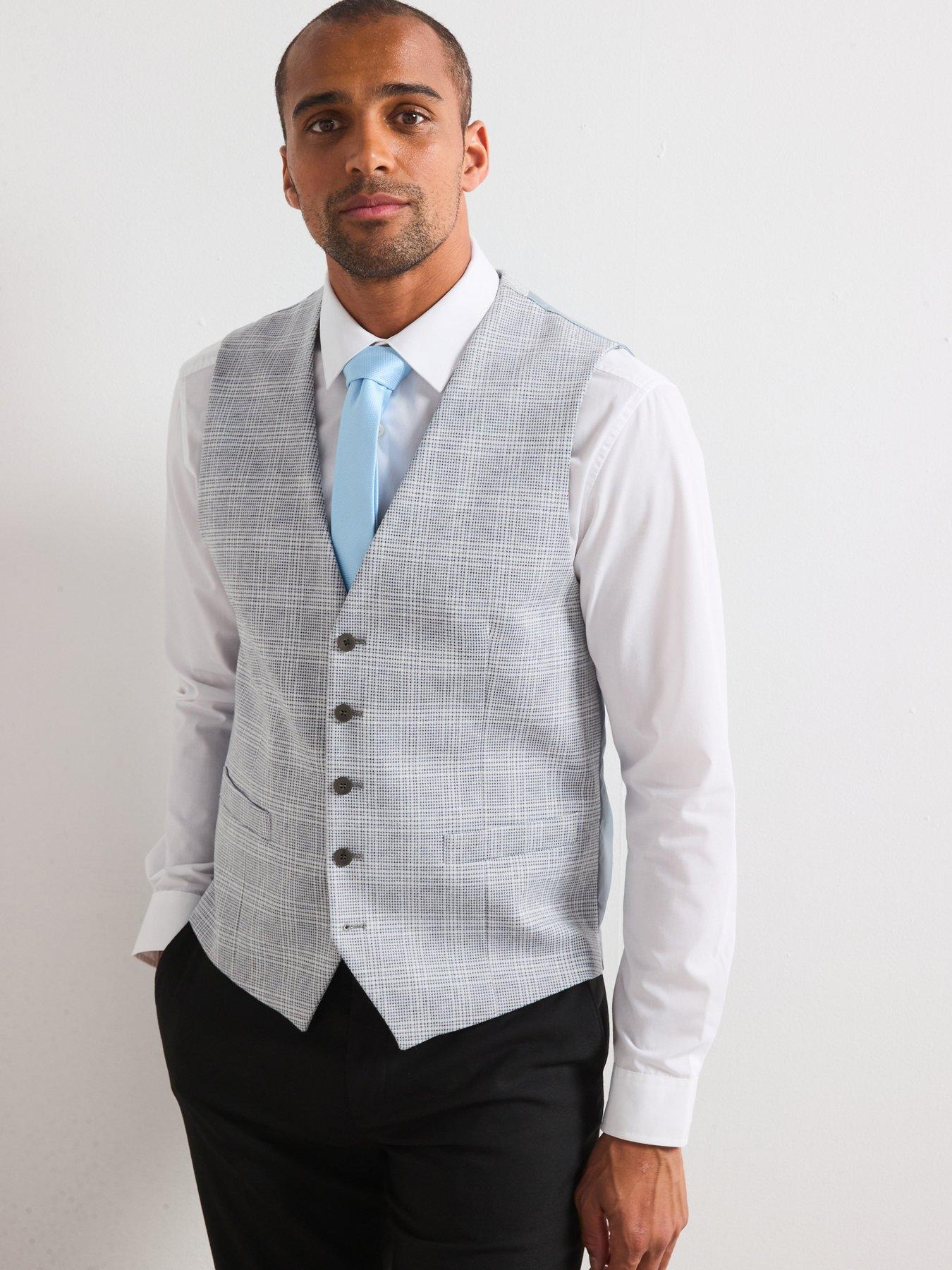 Image 1 of 6 of Skopes Aspen Standard Fit Waistcoat - Blue