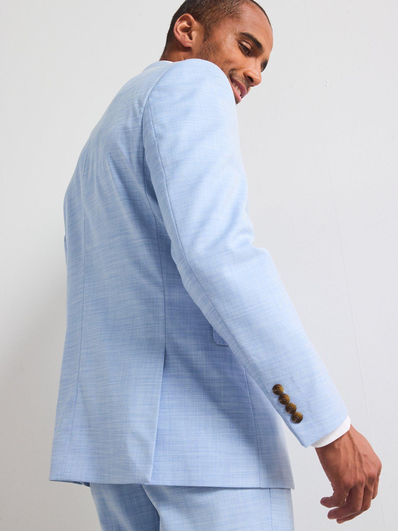 Image 4 of 6 of Skopes Lucien Tailored Fit Suit Jacket - Blue