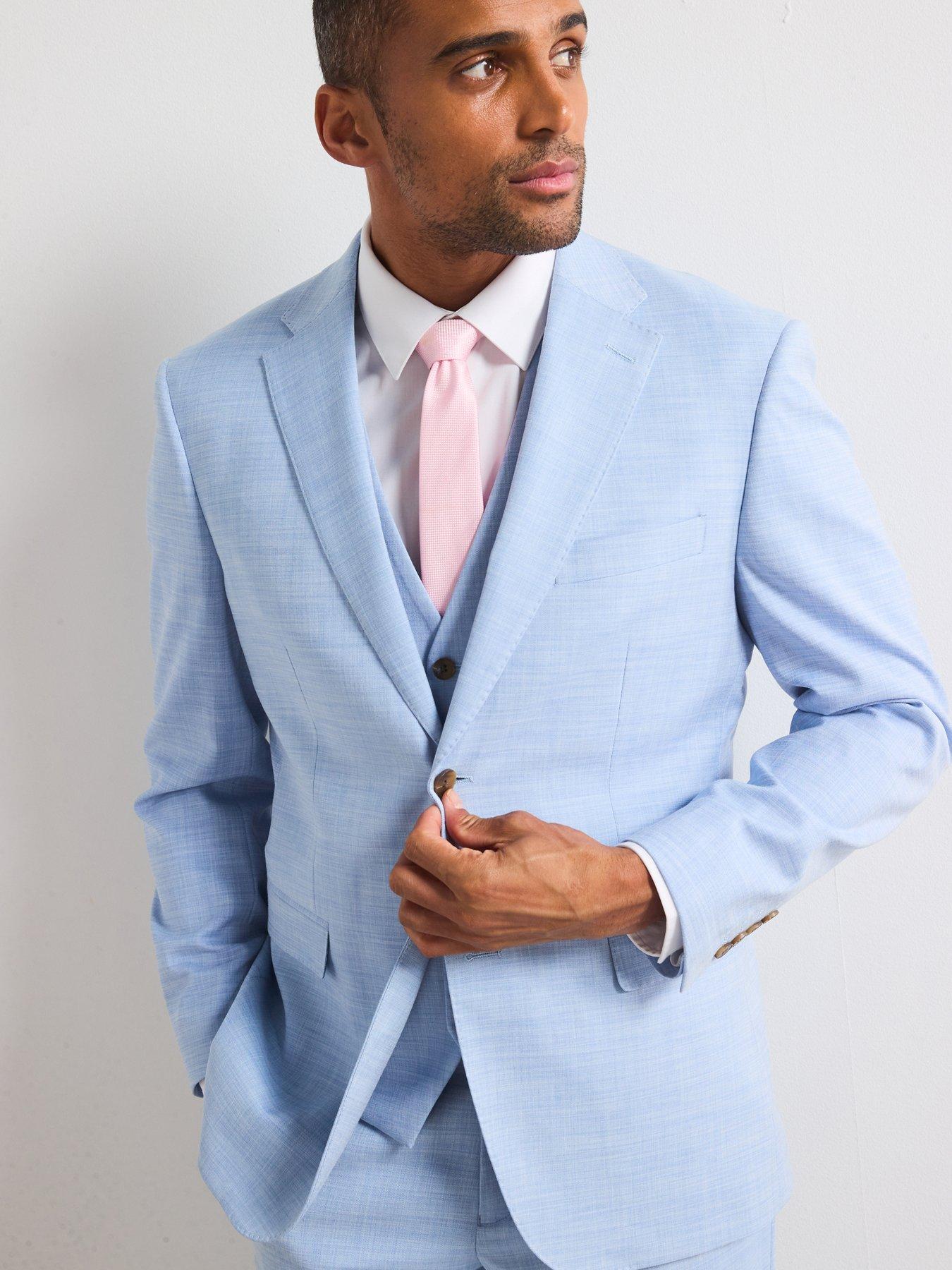 Image 5 of 6 of Skopes Lucien Tailored Fit Suit Jacket - Blue