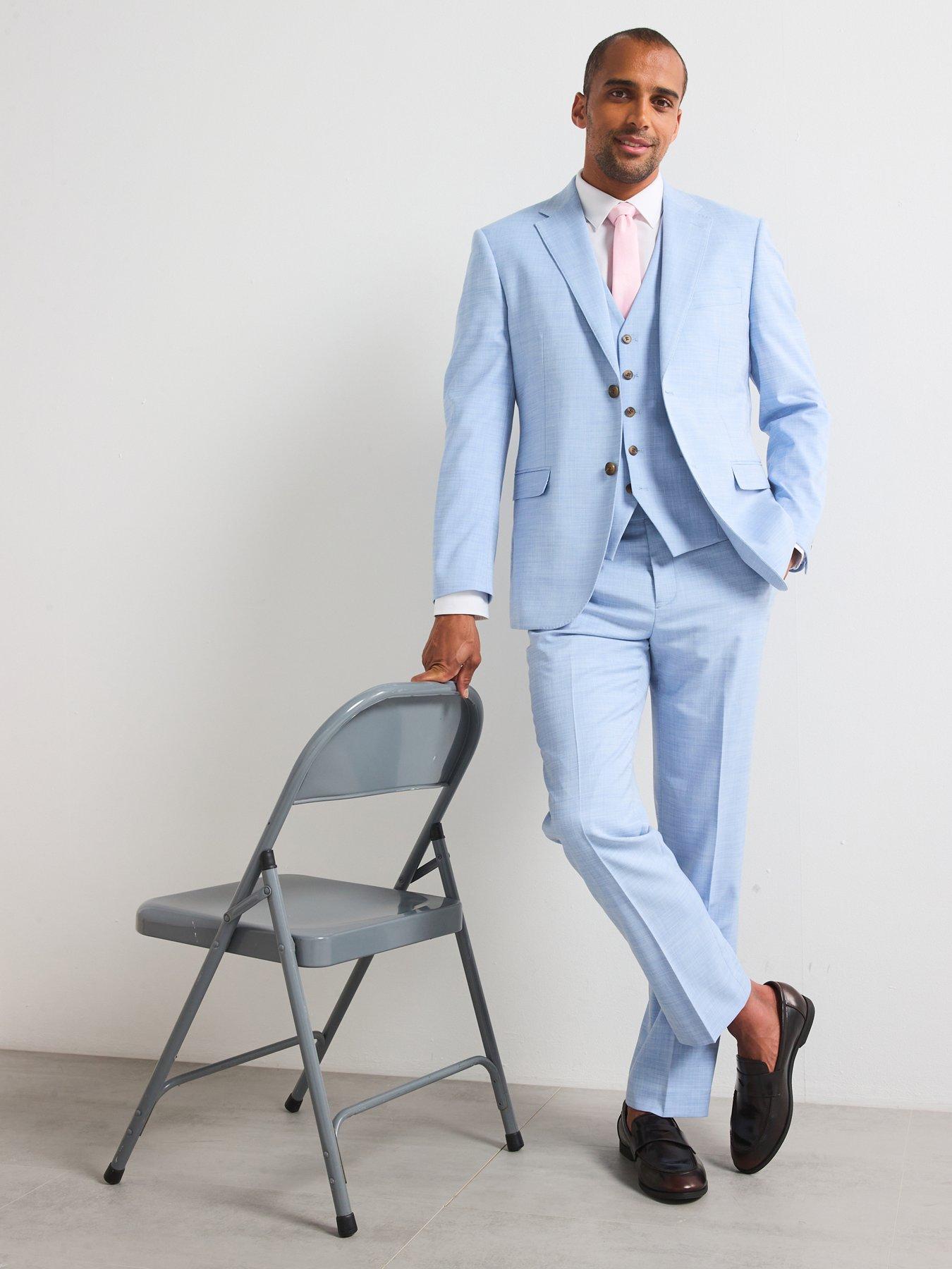 Image 6 of 6 of Skopes Lucien Tailored Fit Suit Jacket - Blue