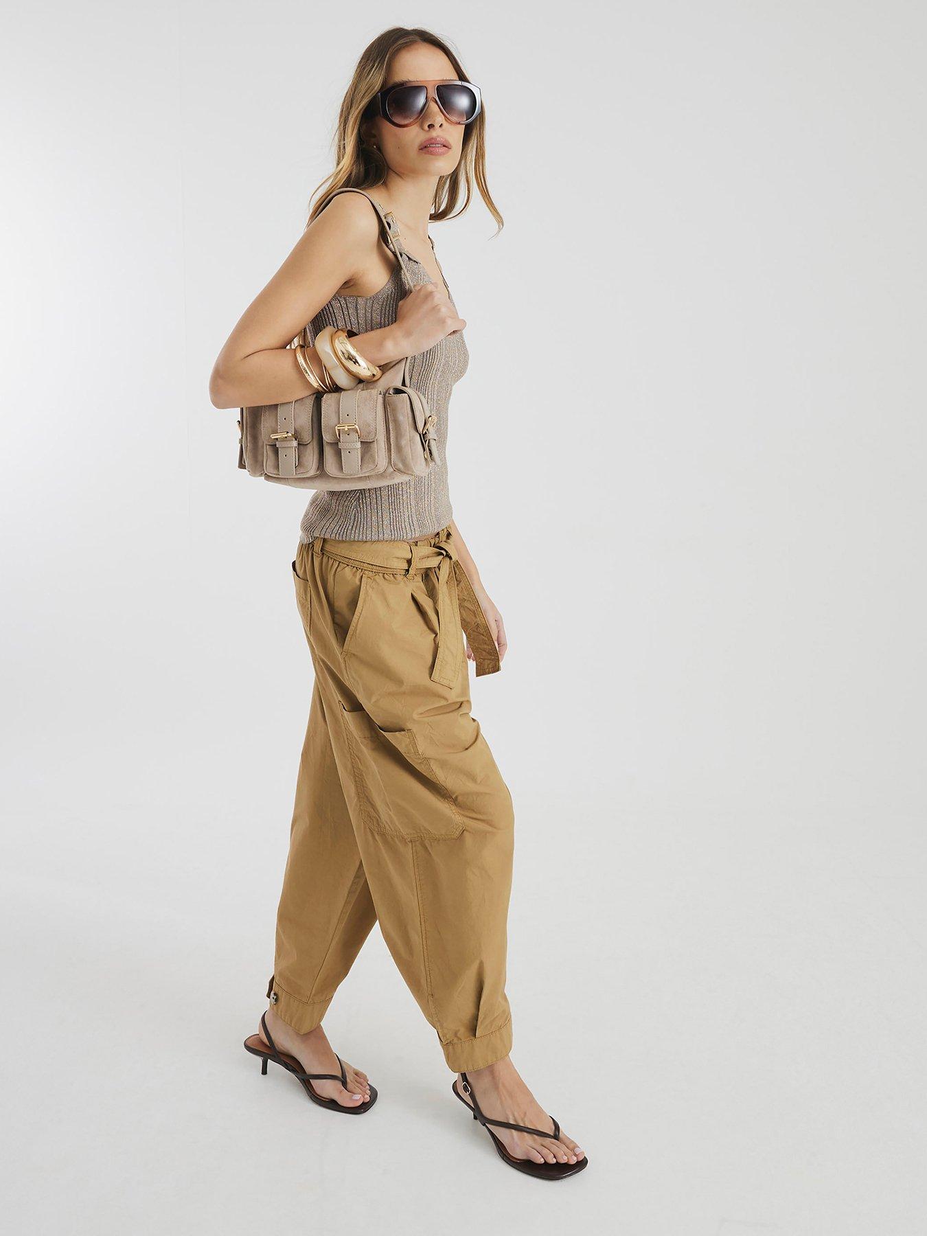 Image 3 of 4 of River Island Buckle Strap Vest - Bronze