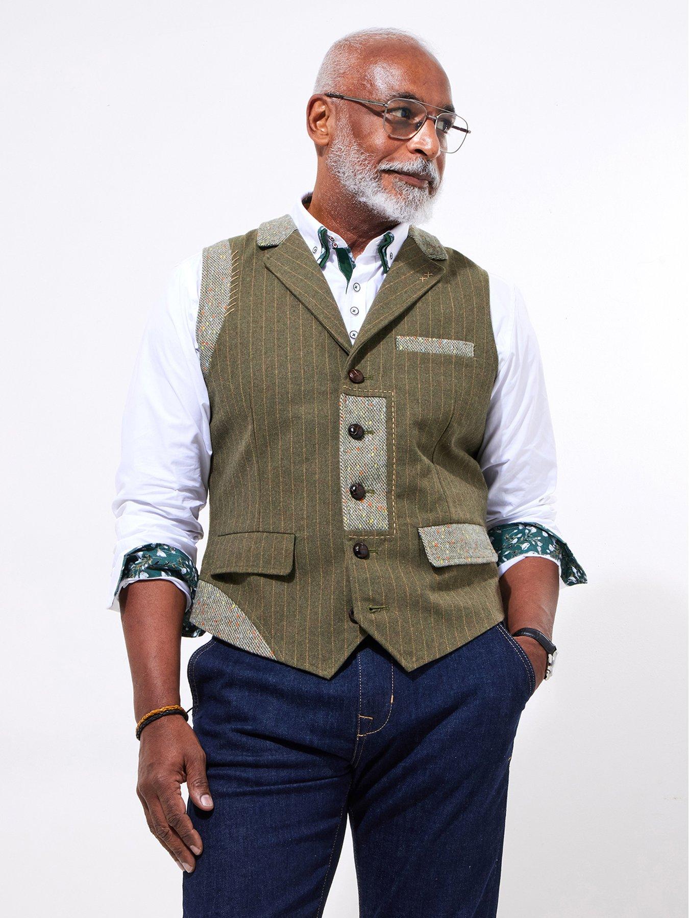 Image 1 of 6 of Joe Browns Distinguished Waistcoat - Khaki