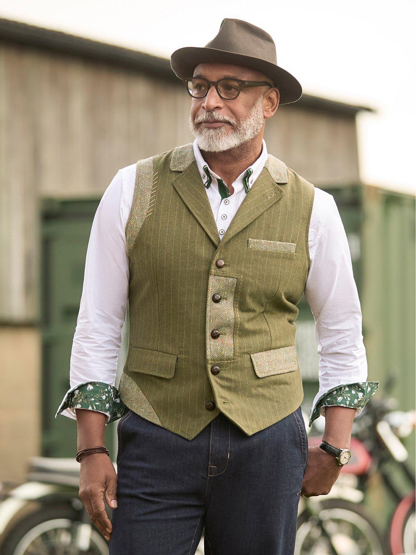 Image 2 of 6 of Joe Browns Distinguished Waistcoat - Khaki