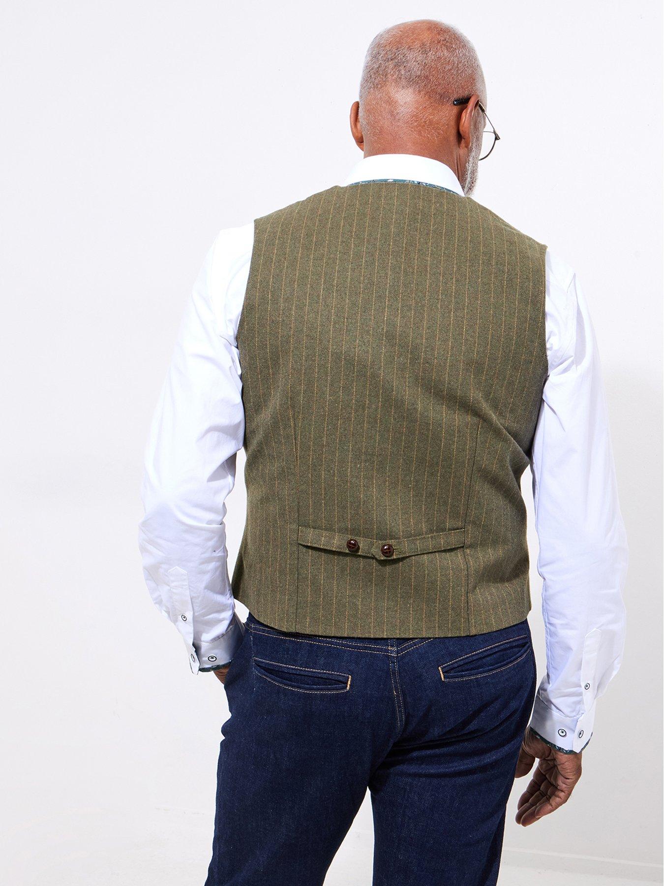 Image 4 of 6 of Joe Browns Distinguished Waistcoat - Khaki