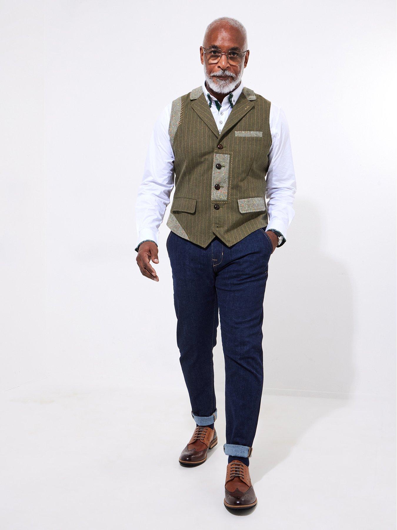 Image 5 of 6 of Joe Browns Distinguished Waistcoat - Khaki