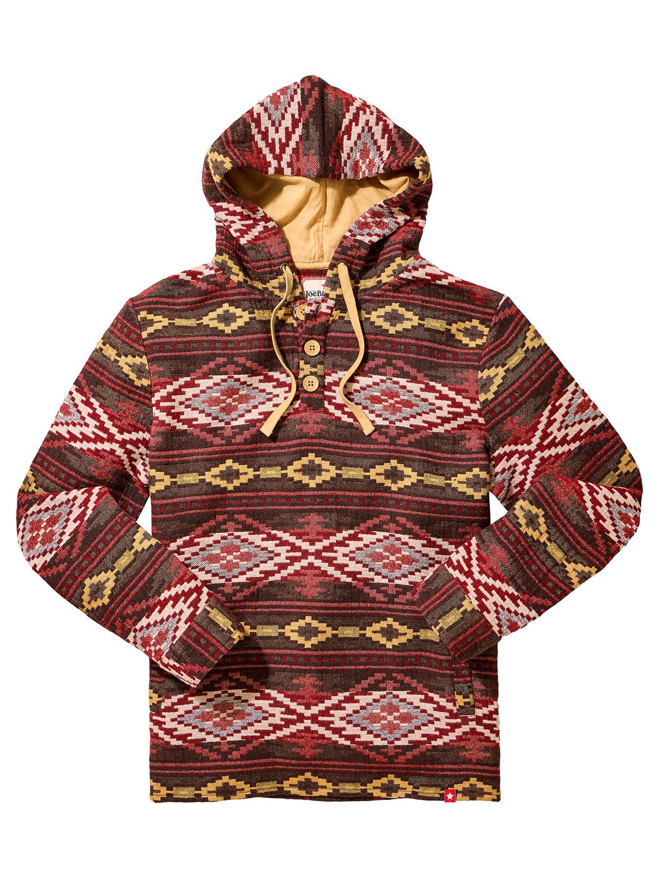 Image 6 of 6 of Joe Browns Cosy Campfire Woven Hoodie - Brown