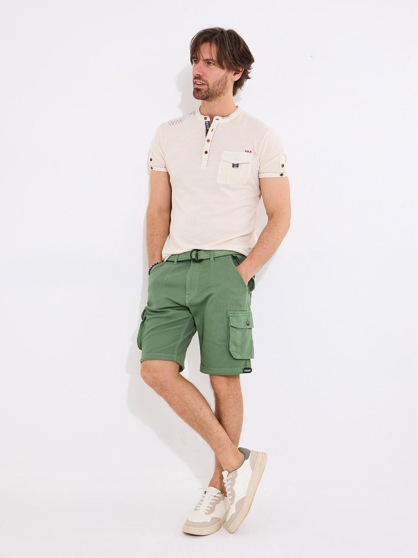 joe-browns-hit-the-action-cargo-shorts-khakidetail