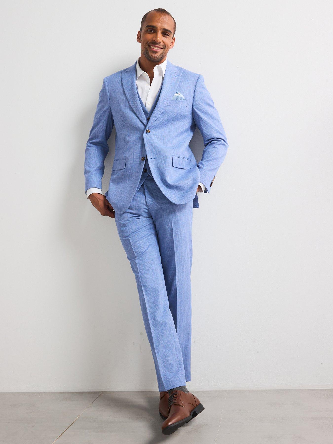 Image 6 of 6 of Skopes Redding Tailored Fit Suit Jacket - Blue