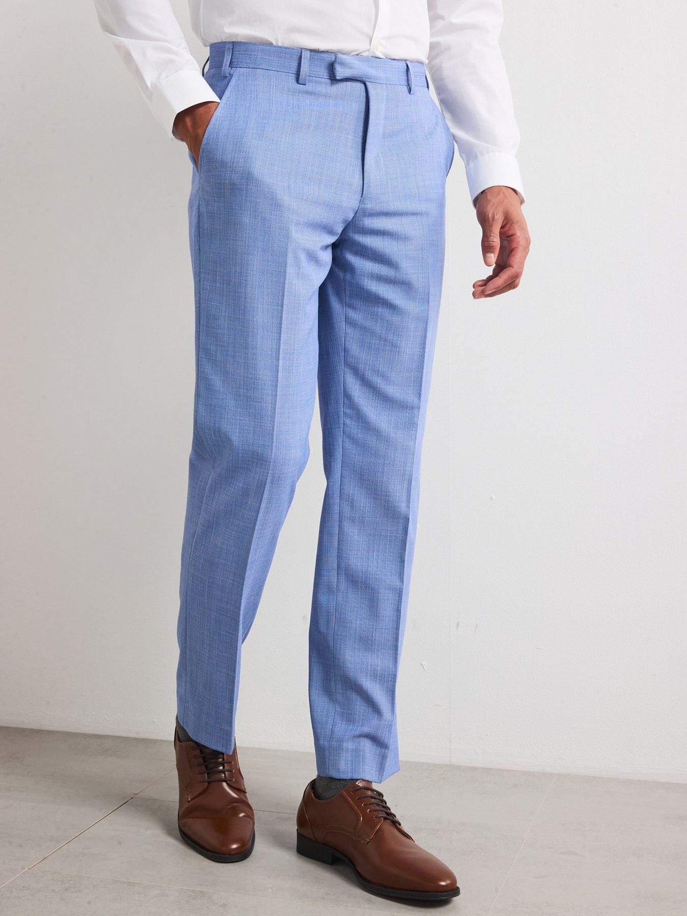 Image of Skopes Redding Tailored Fit Suit Trousers - Blue