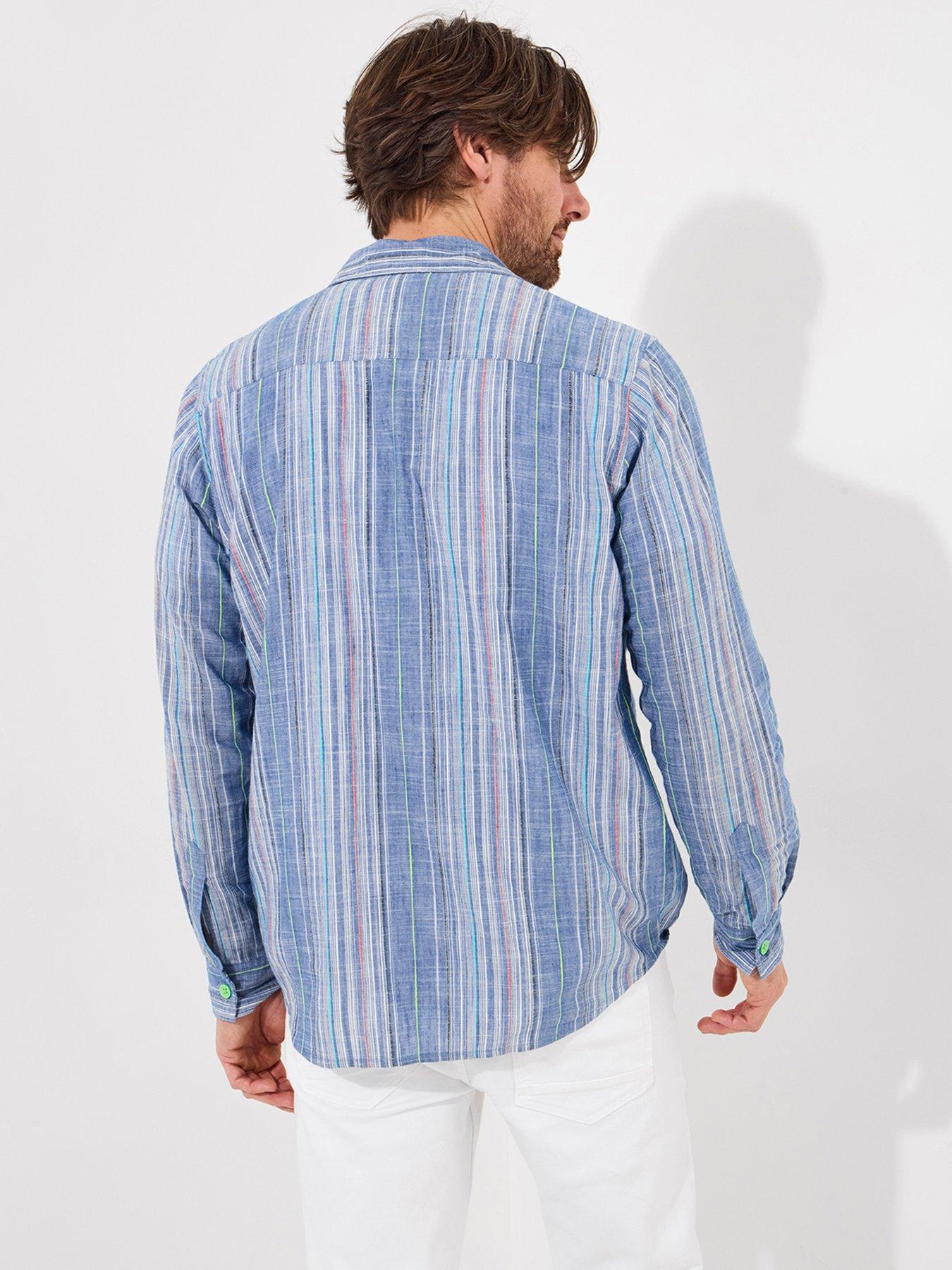 Image 4 of 6 of Joe Browns Striped Long Sleeve Shirt - Blue