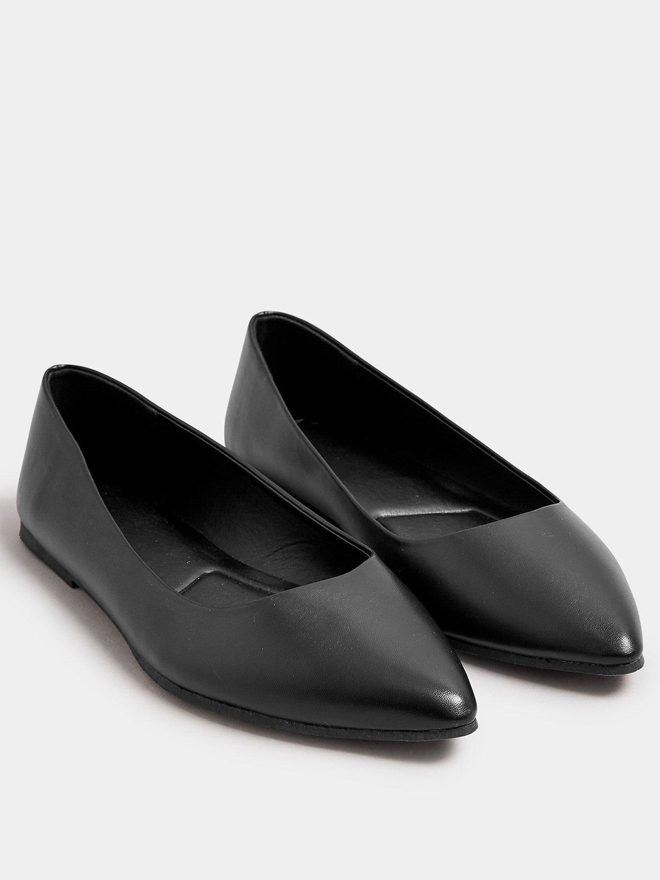 yours-extra-wide-fit-flat-point-pumpsstillFront