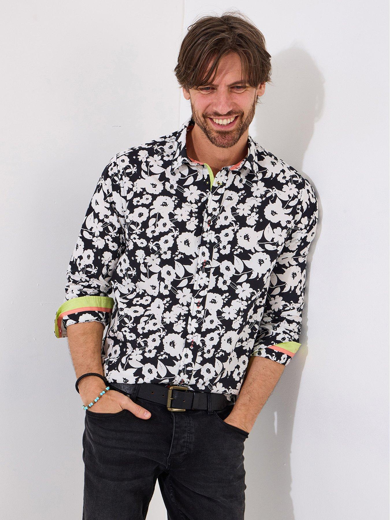 joe-browns-monochrome-love-sleeve-floral-shirt