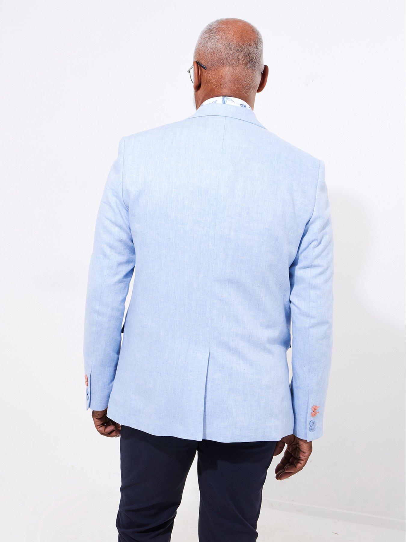 Image 4 of 6 of Joe Browns Summer Suit Jacket - Light Blue